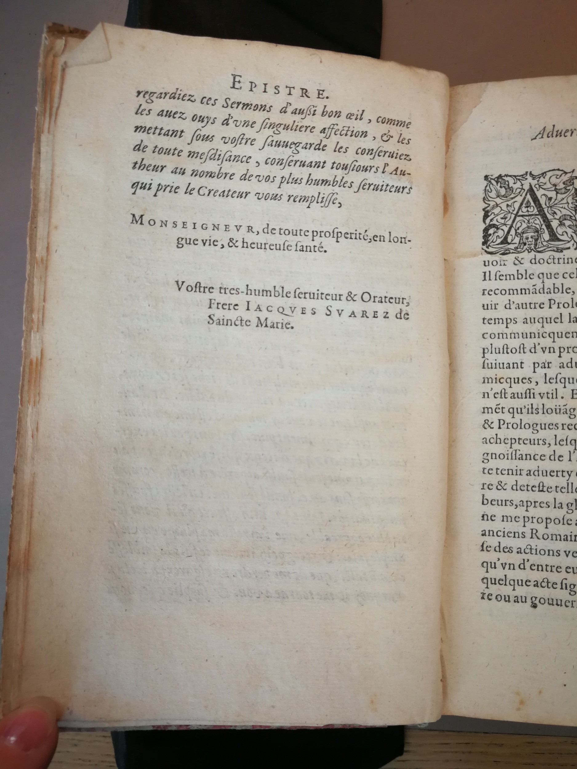 1607 - Nicolas Du Fossé - Trésor quadragésimal - BM Marseille