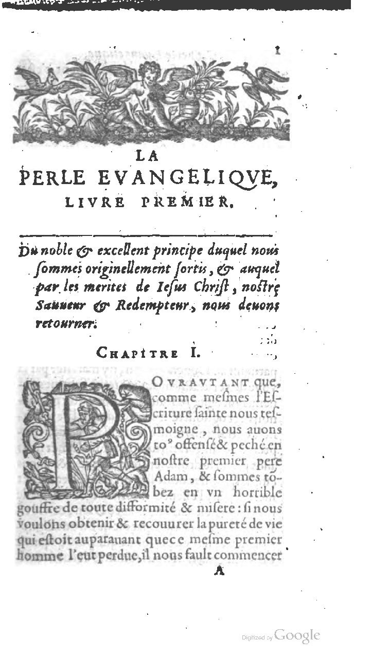 1602 - Veuve G. de la Noüe - Perle évangélique, Trésor incomparable de la sapience divine - UGent