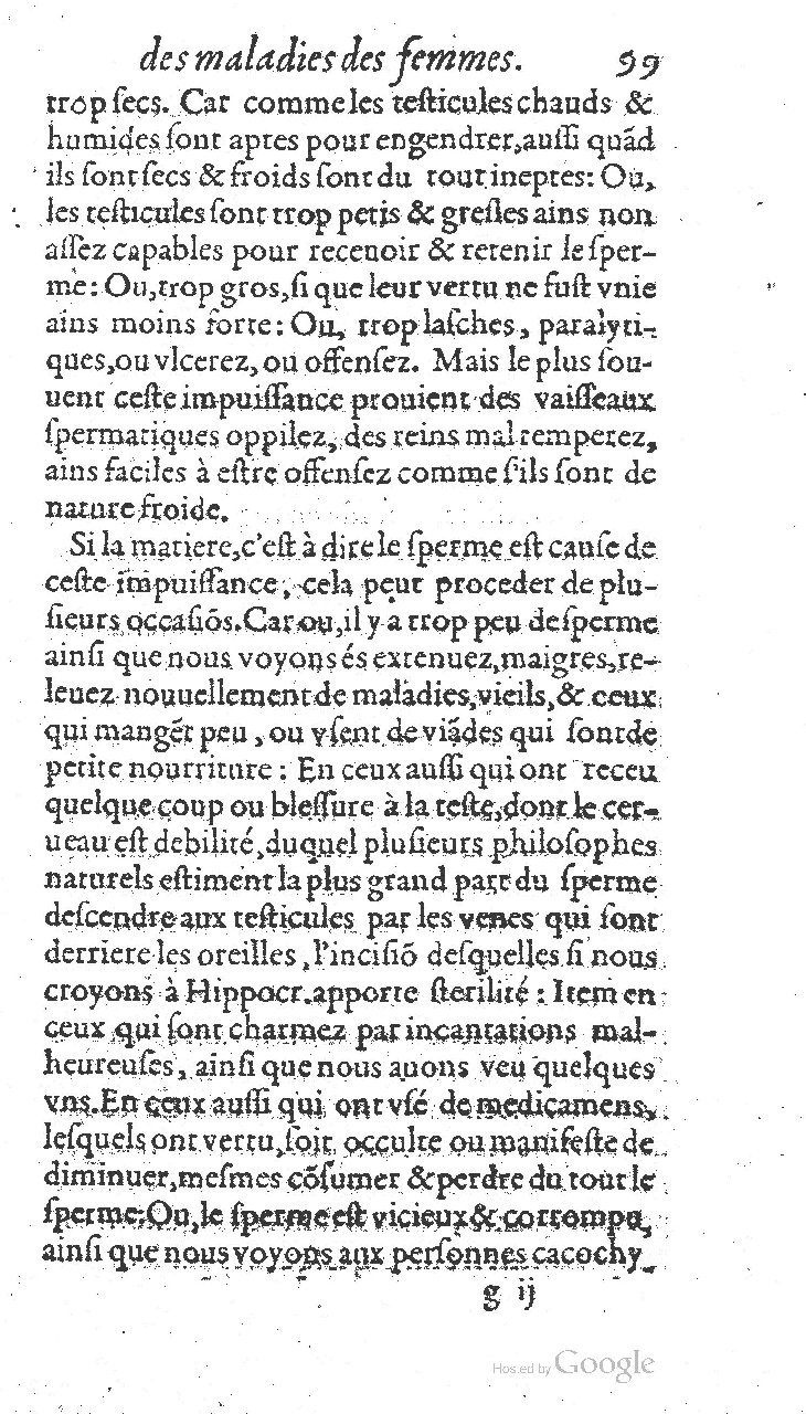 1585 - Jacques du Puis - Trésor des remèdes secrets pour les maladies des femmes - BnF