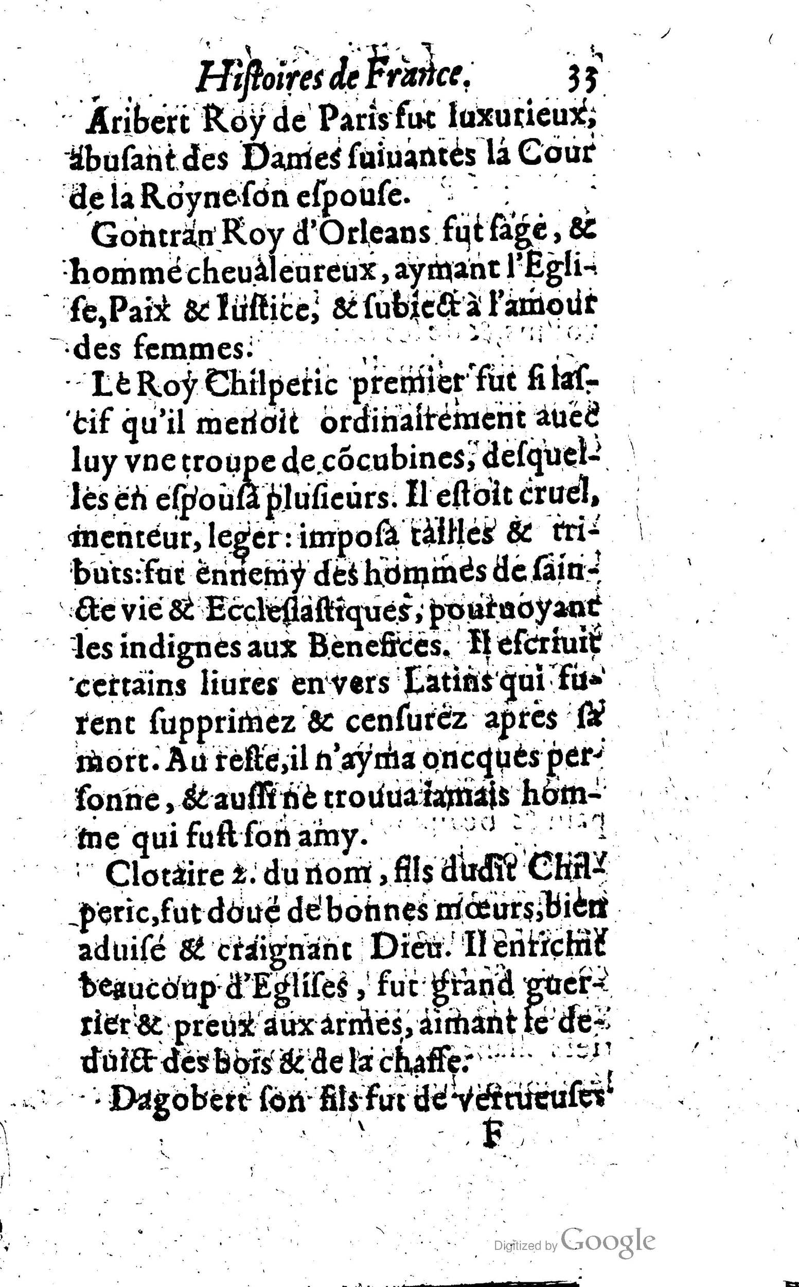 1619 - Jean Corrozet - Trésor des histoires de France - Anvers Musée Plantin-Moretus