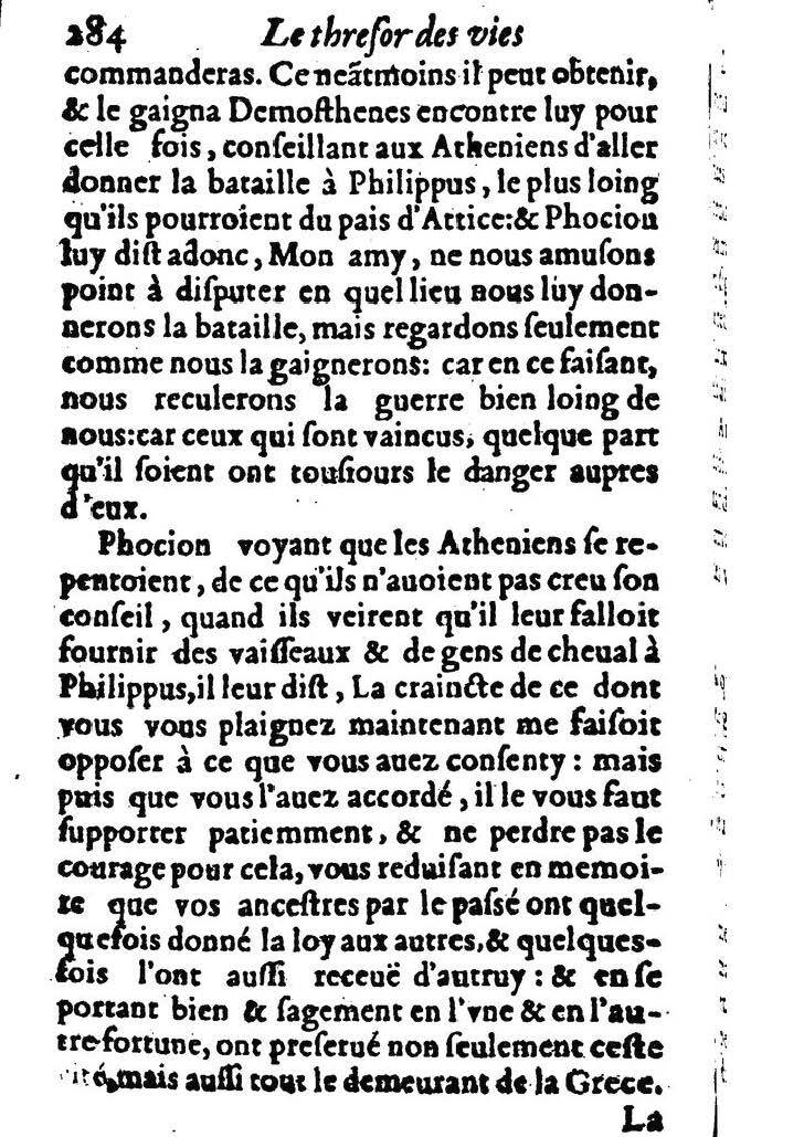 1611 - Pierre Rigaud - Trésor des vies de Plutarque - BM Lyon