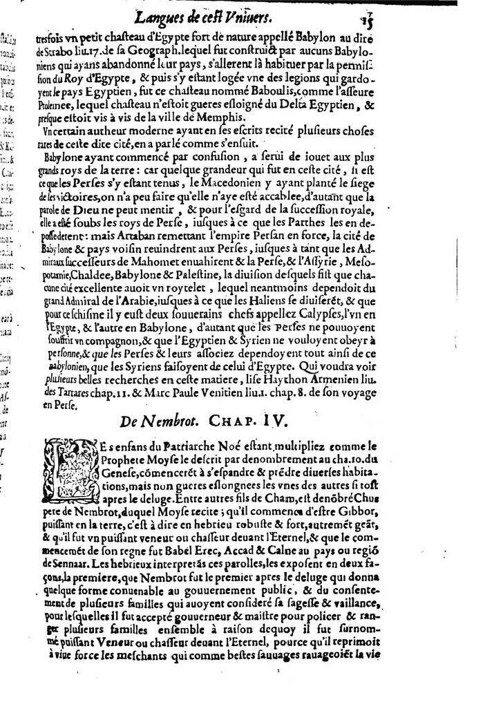 1613 - Matthieu Berjon - Trésor de l’histoire des langues de cet univers - BM Lyon