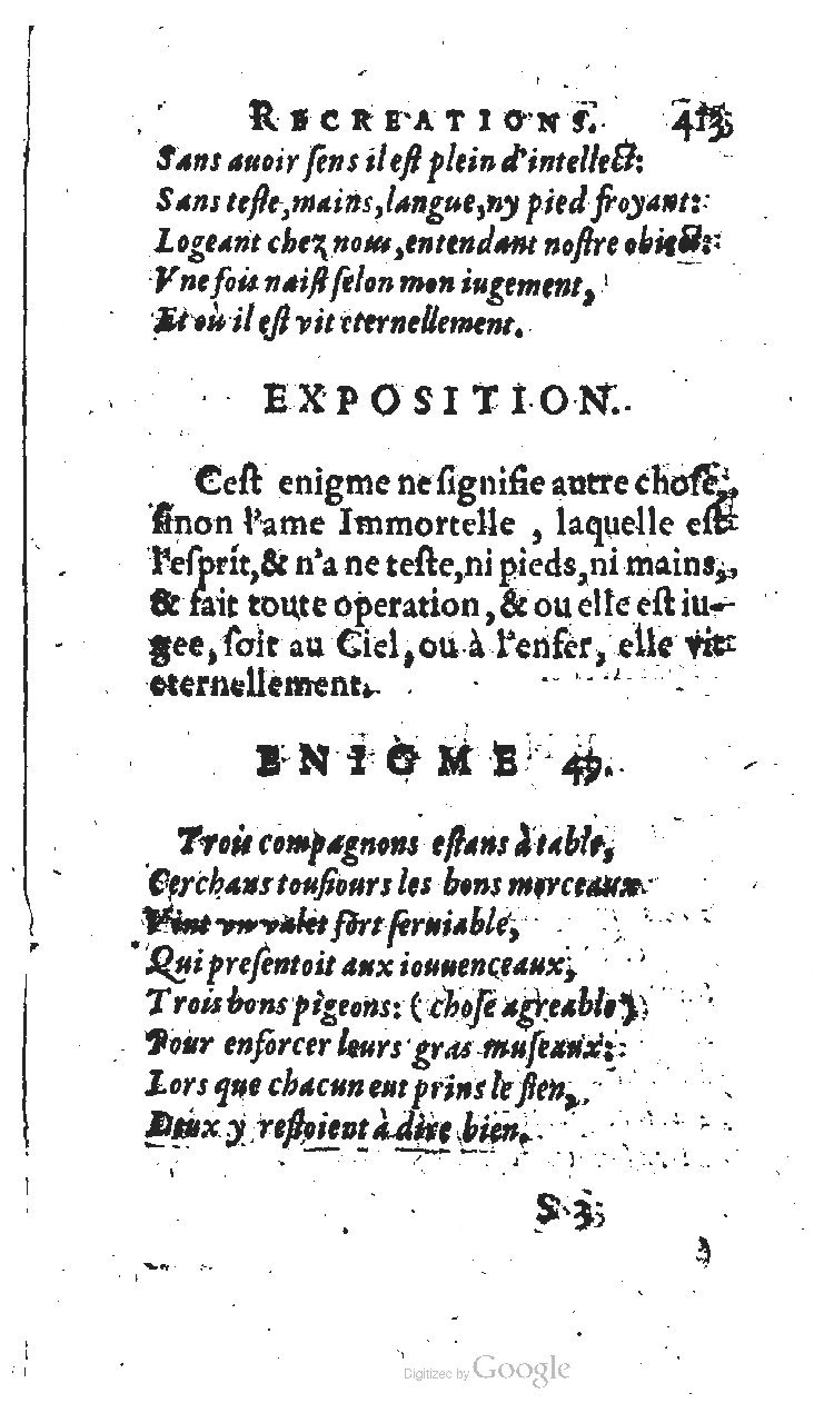 1627 - Jean Delamare - Trésor des récréations - BSB Munich