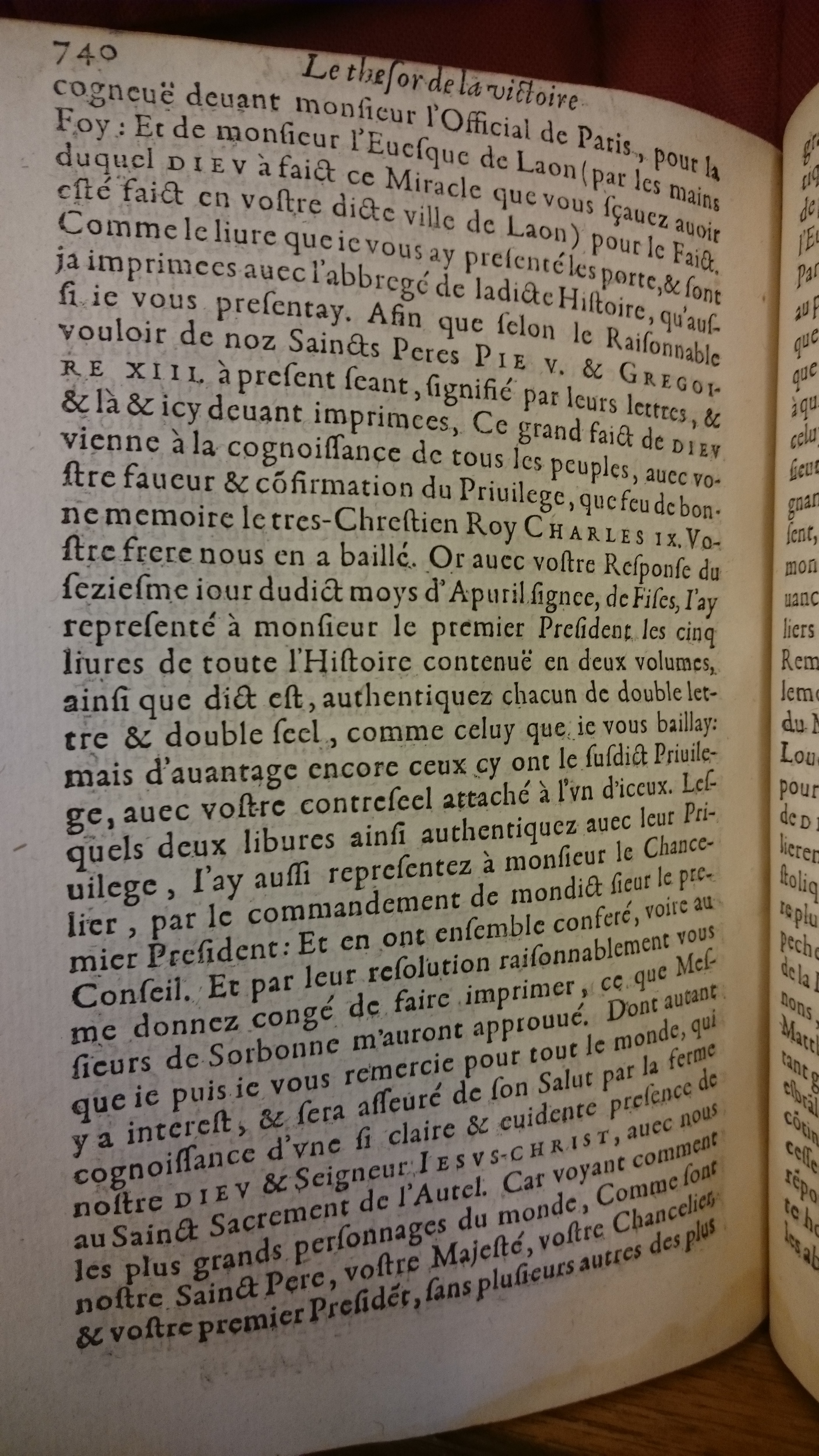 1578 - Nicolas Chesneau - Trésor et entière histoire de la triomphante victoire du corps de Dieu sur l’esprit malin - BM Lyon 1578 - Nicolas Chesneau - Trésor et entière histoire de la triomphante victoire du corps de Dieu sur l’esprit malin - BM Lyon