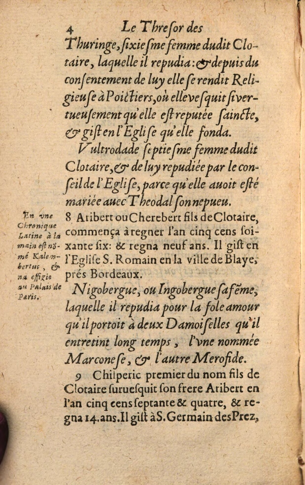 1639 - Jean Corrozet - Trésor des histoires de France - BSB Munich 1639 - Jean Corrozet - Trésor des histoires de France - BSB Munich
