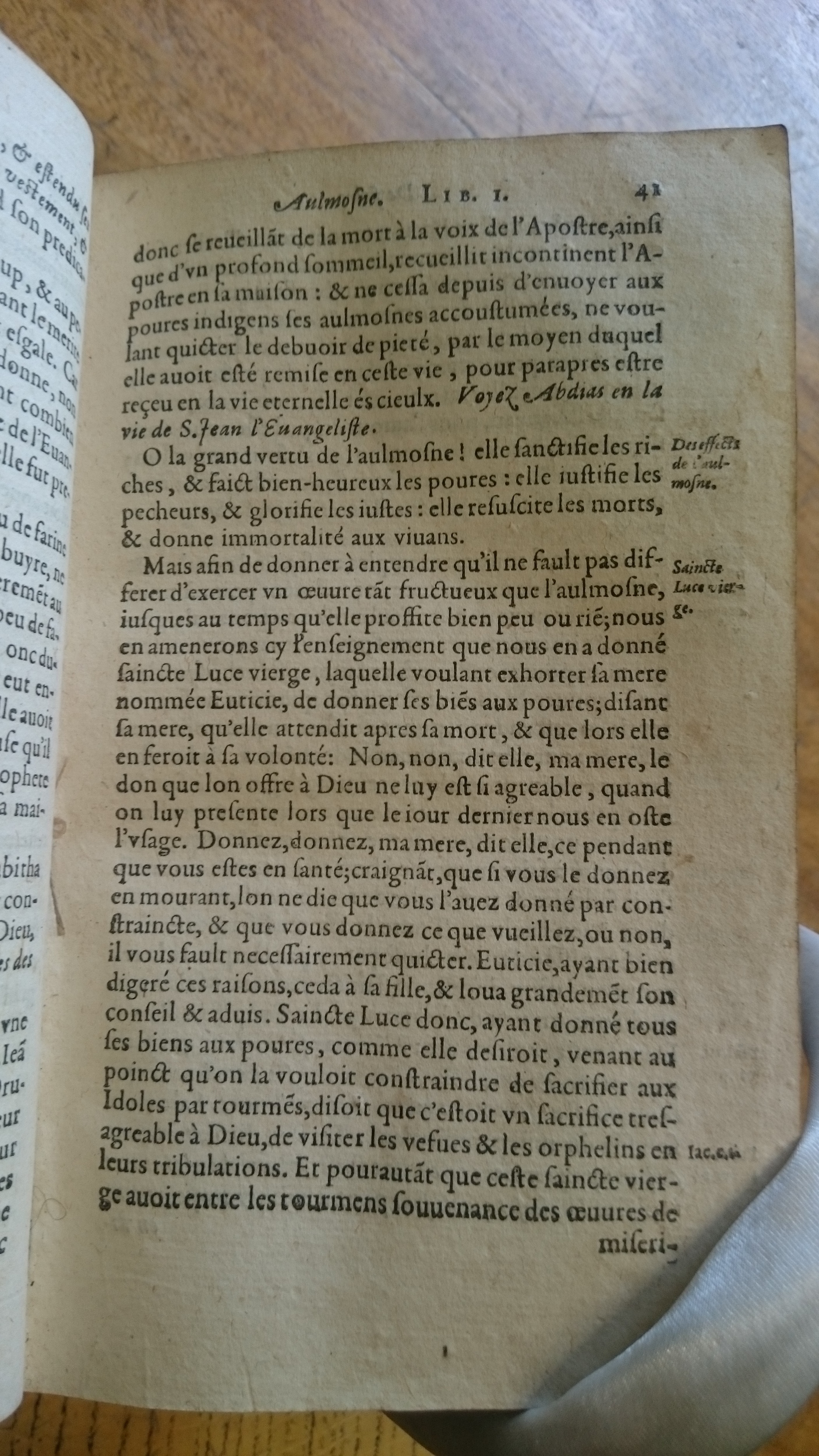 1585 - Jean Bogard - Trésor des faits et dits mémorables des hommes saints et illustres - Douai Quincy