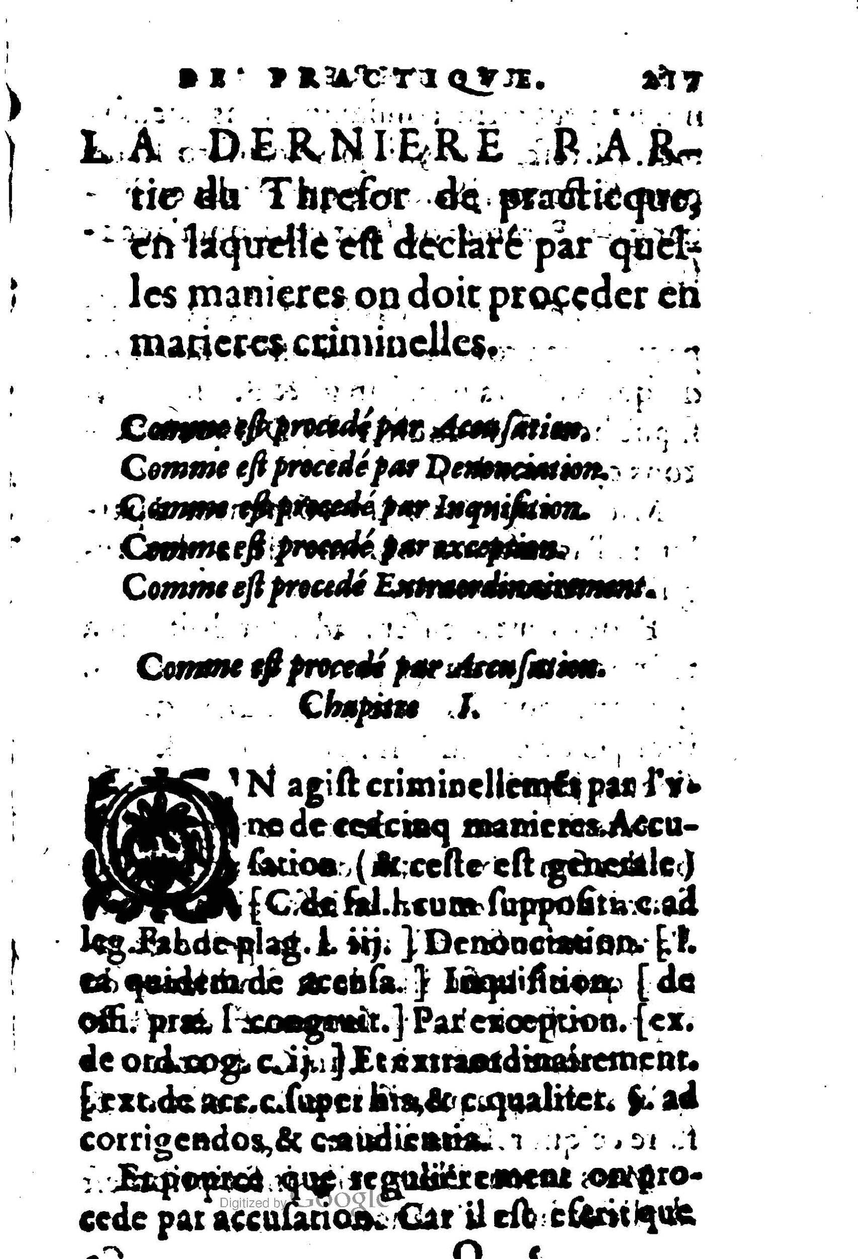 1605 - Pierre Rigaud - Trésor de pratique pour les juges - BM Lyon