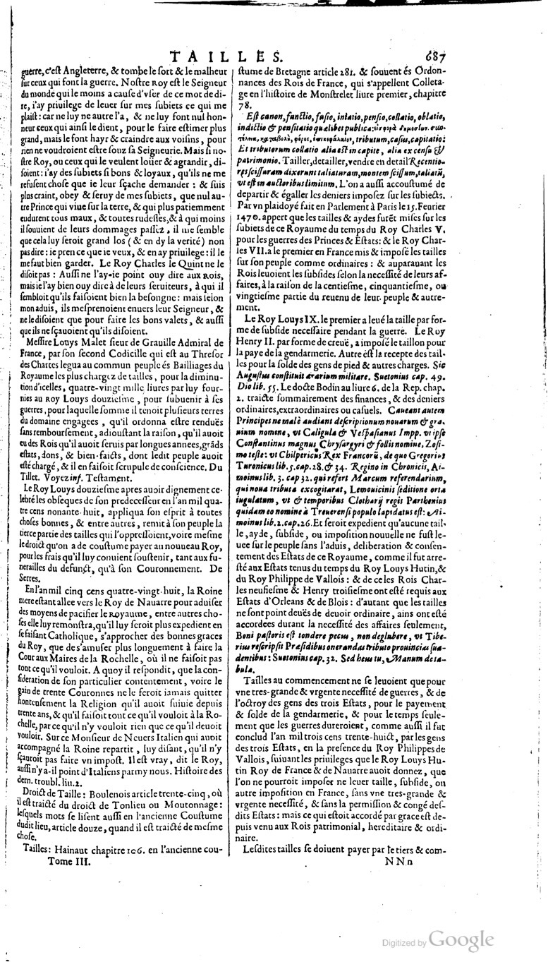 1629 - Veuve Nicolas Buon - Trésor du droit français (21754 T. 3) - BM Lyon