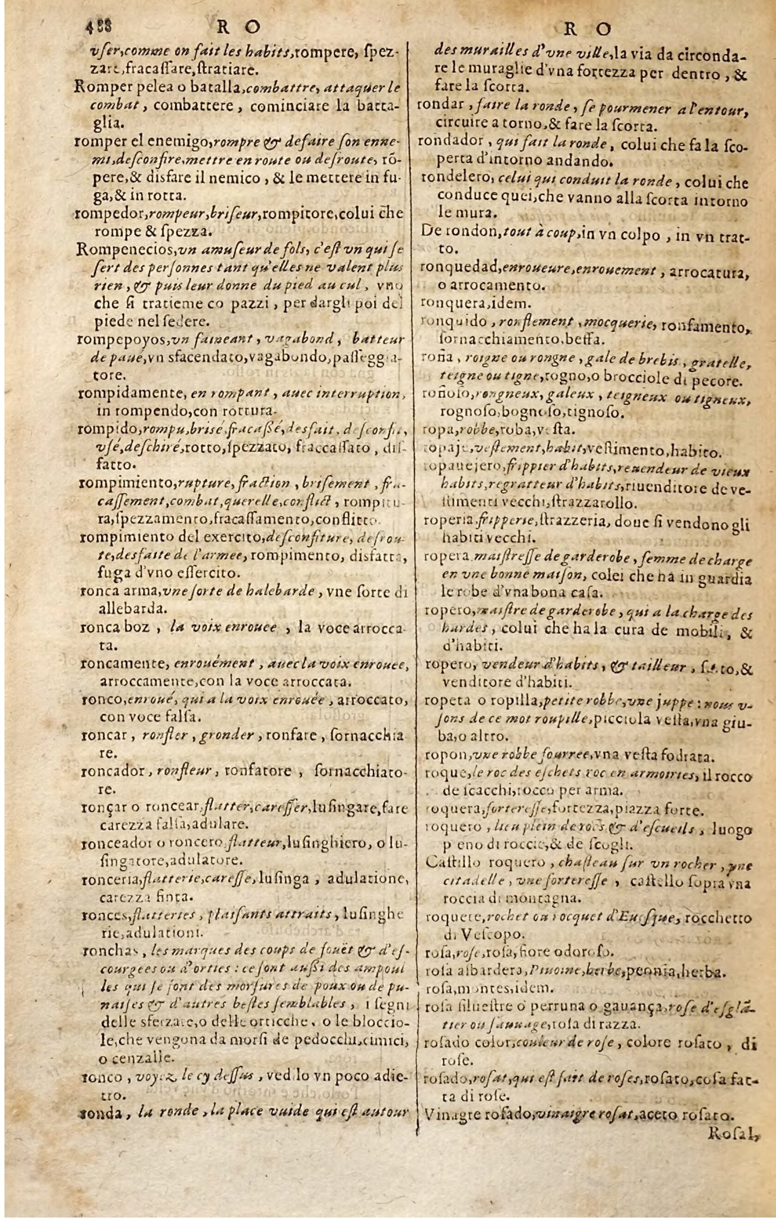 1627 - Jacques Crespin - Trésor des trois langues - Regensburg