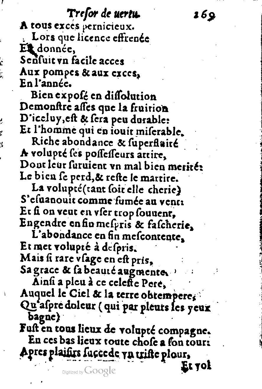 1576 - Benoît Rigaud - Trésor de vertu - British Library