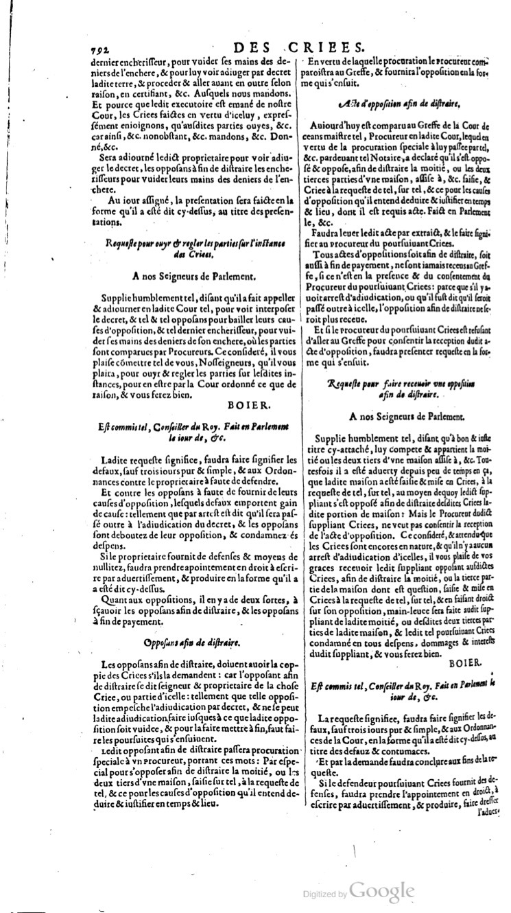 1629 - Veuve Nicolas Buon - Trésor du droit français (29620 T. 1) - BM Lyon 1629 - Veuve Nicolas Buon - Trésor du droit français (29620 T. 1) - BM Lyon