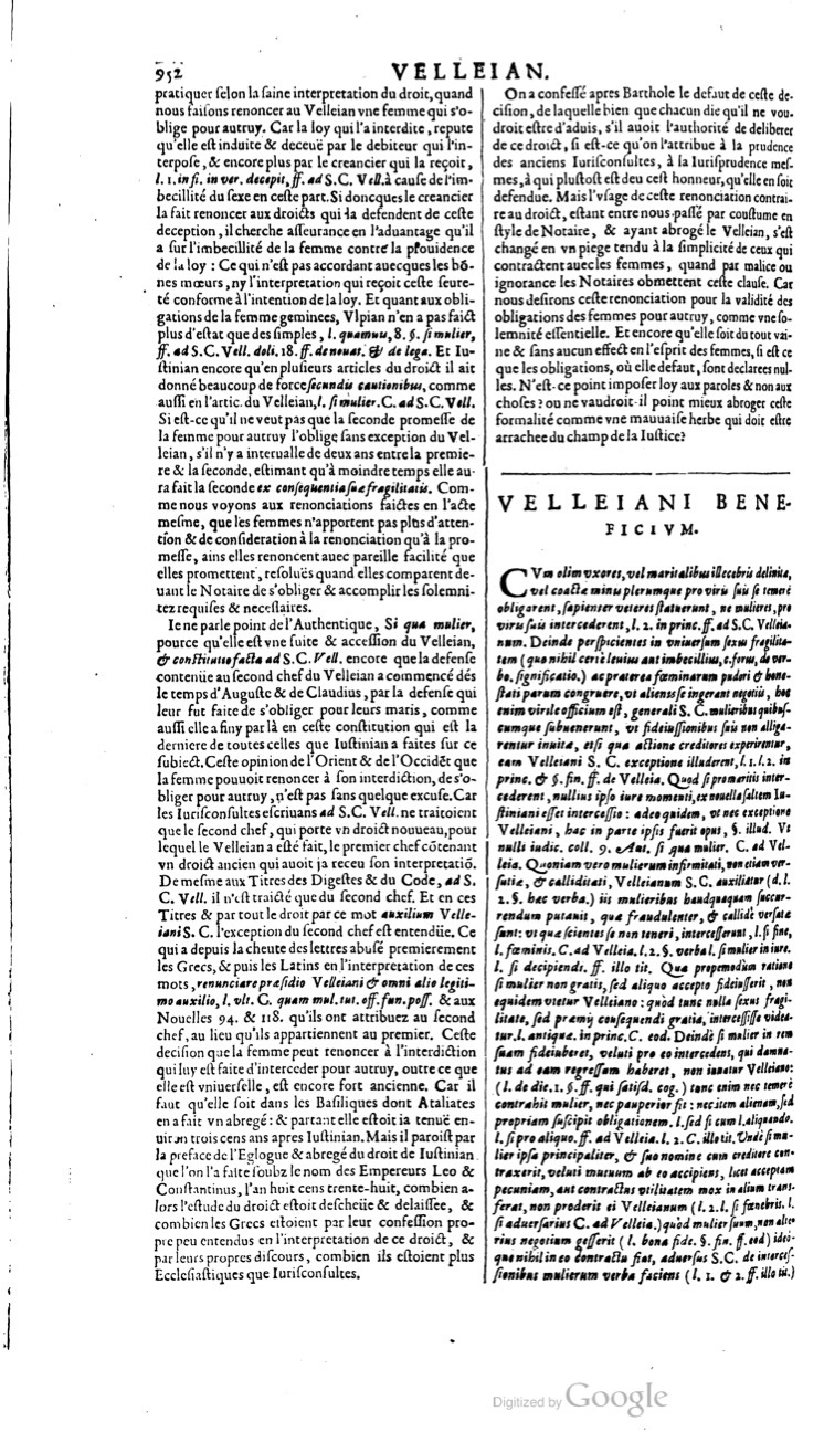 1629 - Veuve Nicolas Buon - Trésor du droit français (21754 T. 3) - BM Lyon