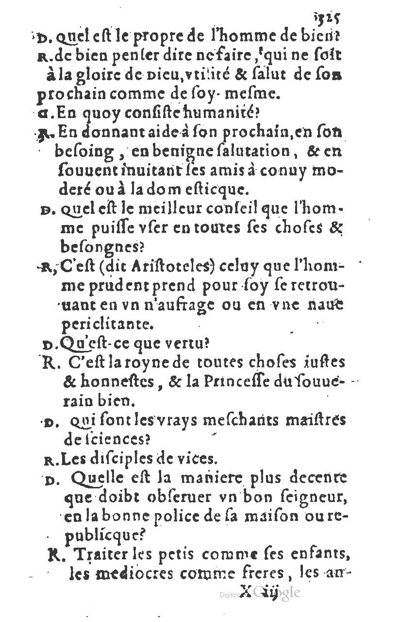 1581 - Nicolas Bonfons  - Trésor des sentences dorées - Princeton