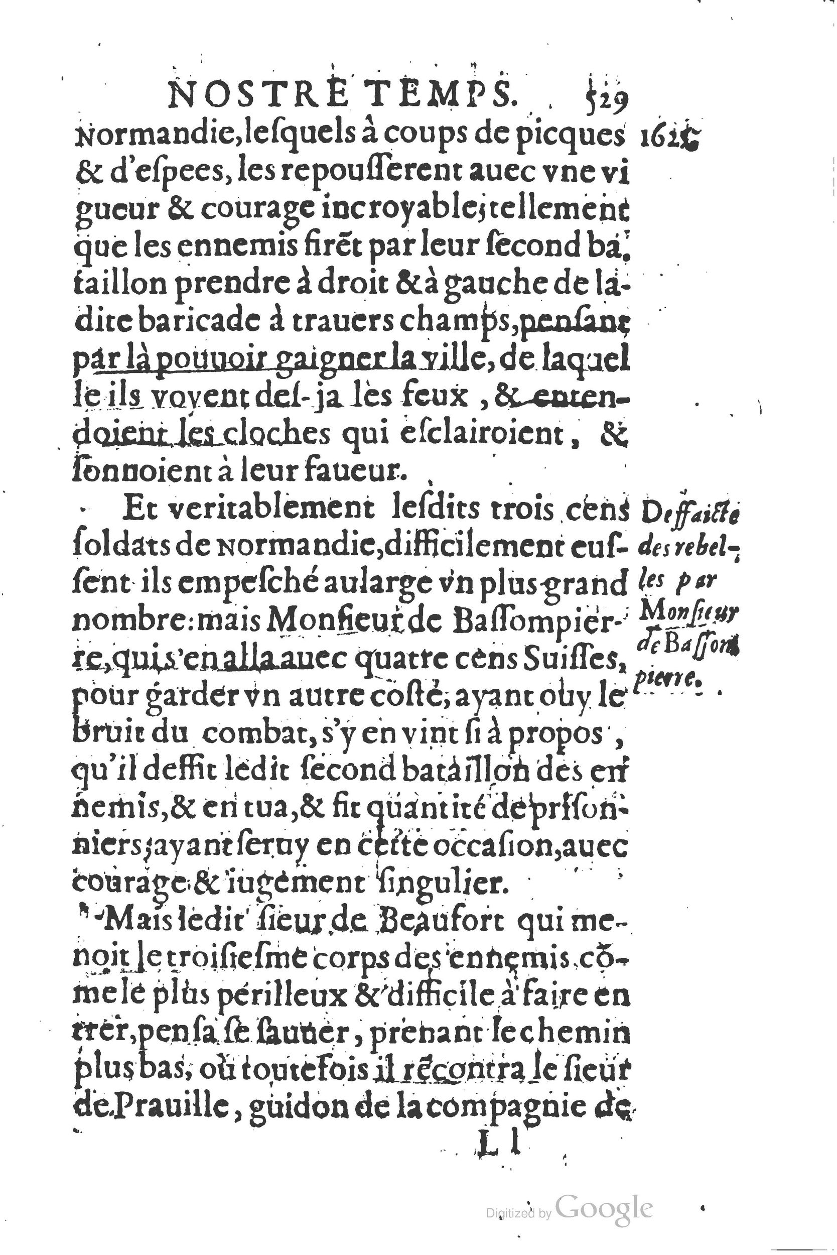1626 - Joseph Bouillerot - Trésor de l’histoire générale de notre temps - BSB Munich