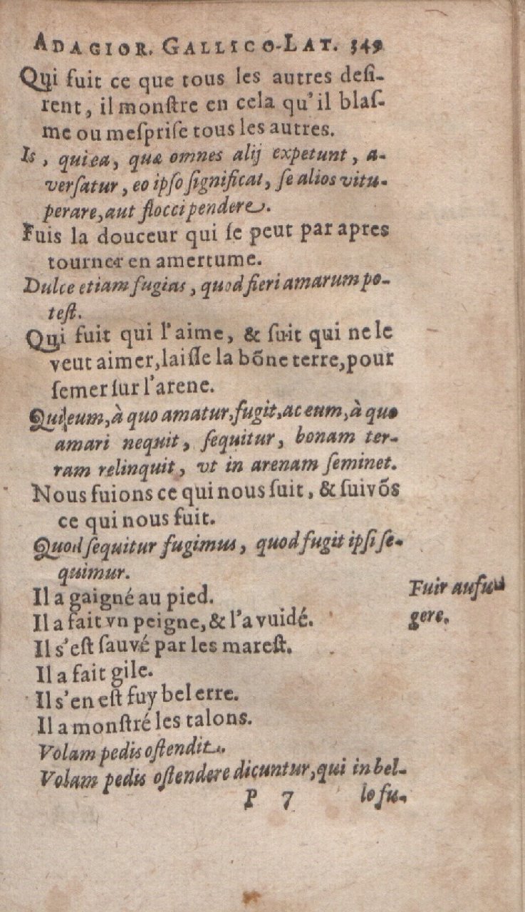 1612 - Dominicus Custos - Trésor des proverbes français  - Bibliopol-Olomuc