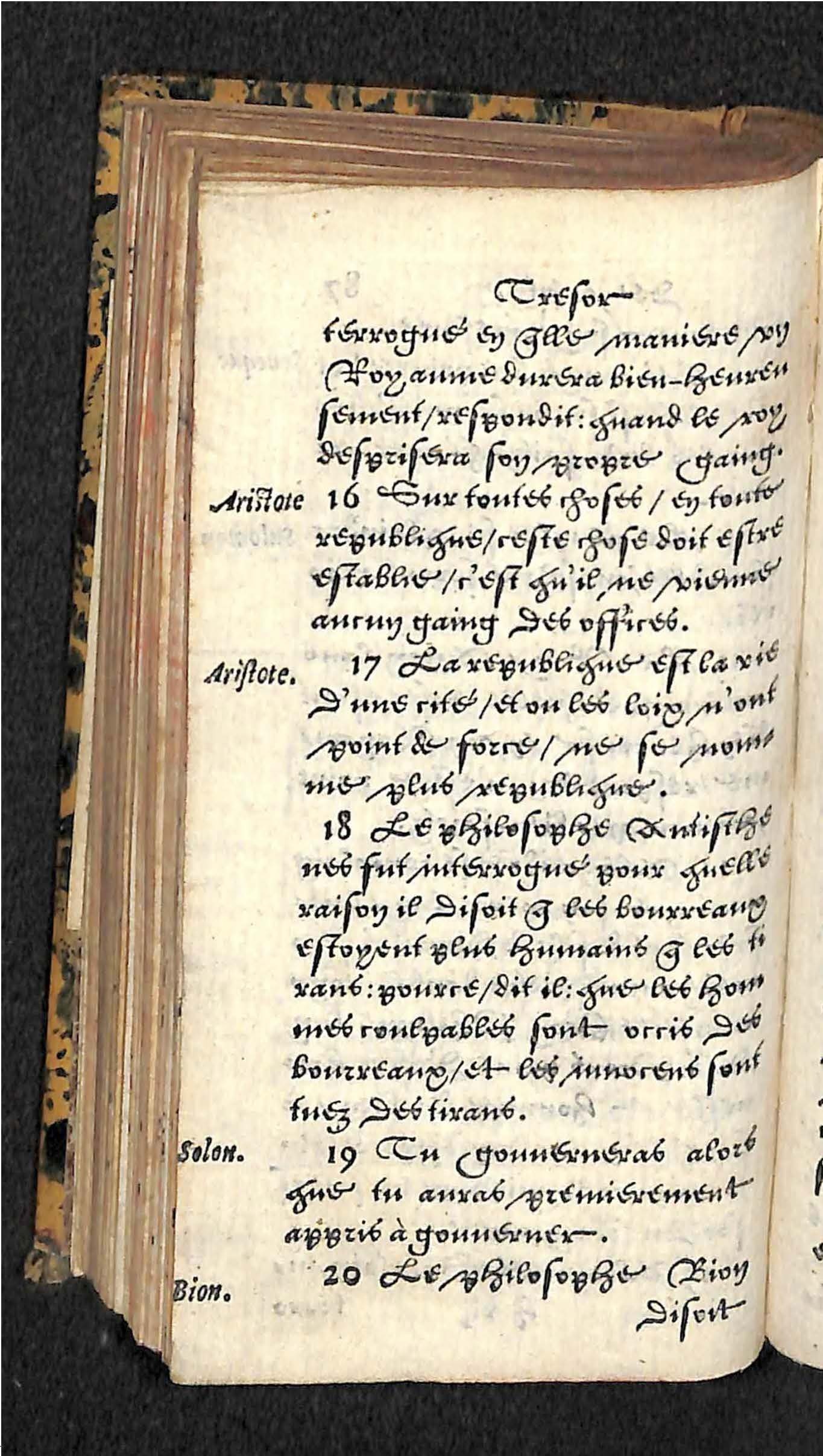 1560 - Hans de Laet - Trésor de vertu - Angers-archives