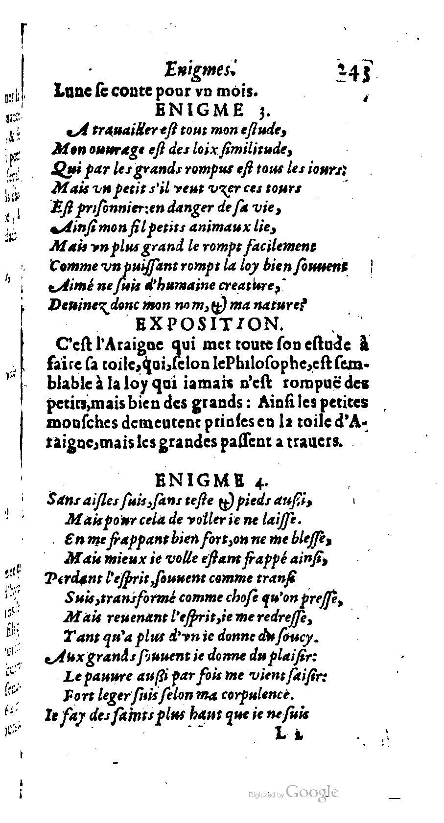 1611 - Romain de Beauvais - Trésor des récréations - BM Lyon
