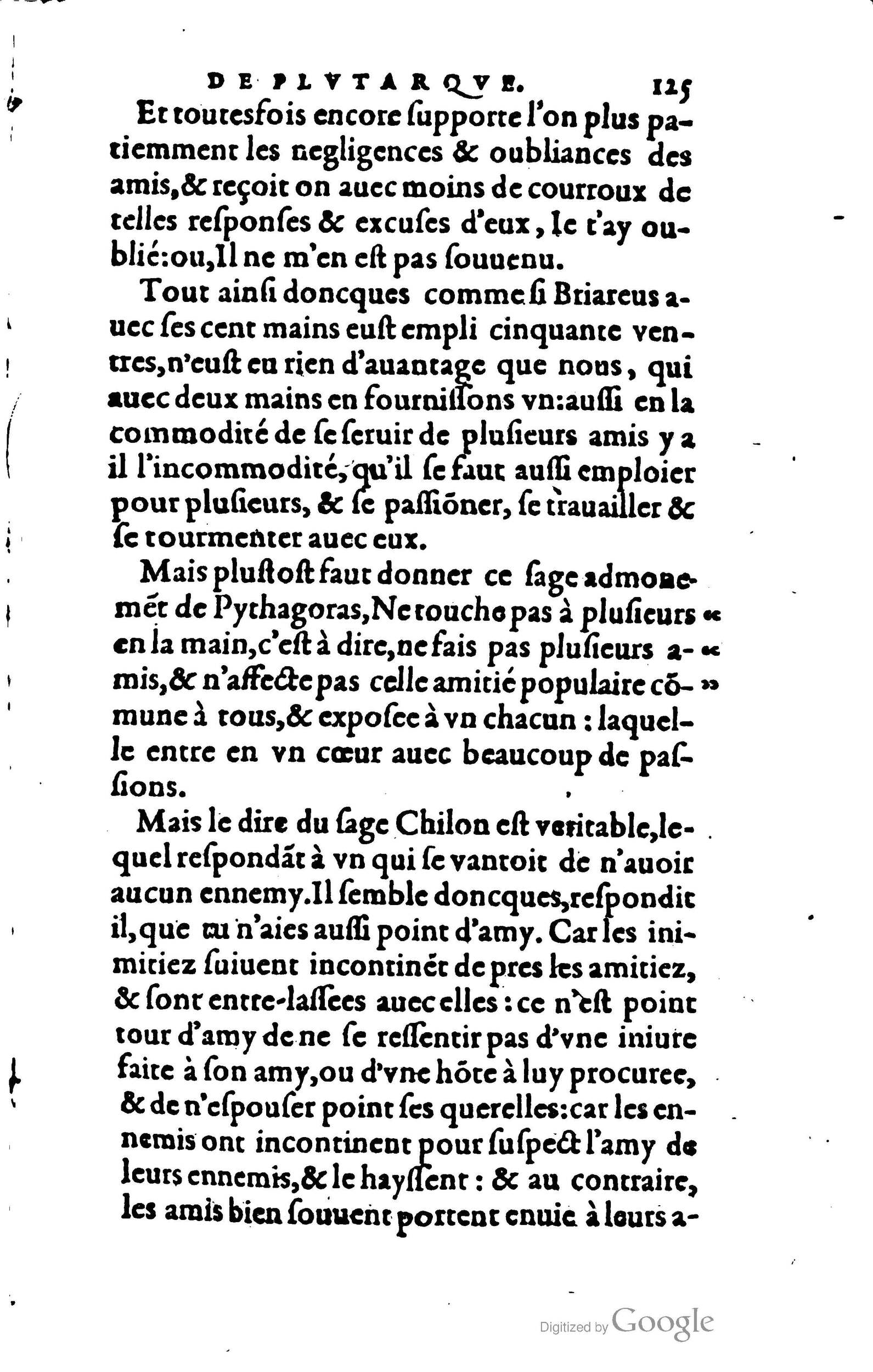 1578 - Jean Poupy - Trésor des morales de Plutarque - BSB Munich 1578 - Jean Poupy - Trésor des morales de Plutarque - BSB Munich