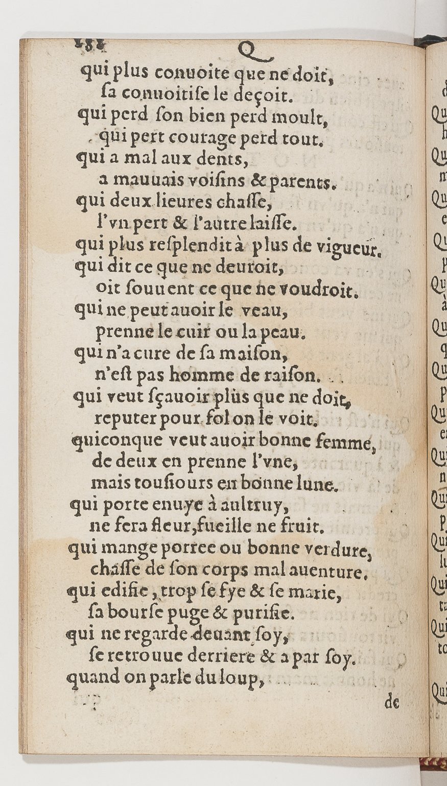 1577 - Jean d’Ogerolles - Trésor de sentences dorées - BnF Arsenal