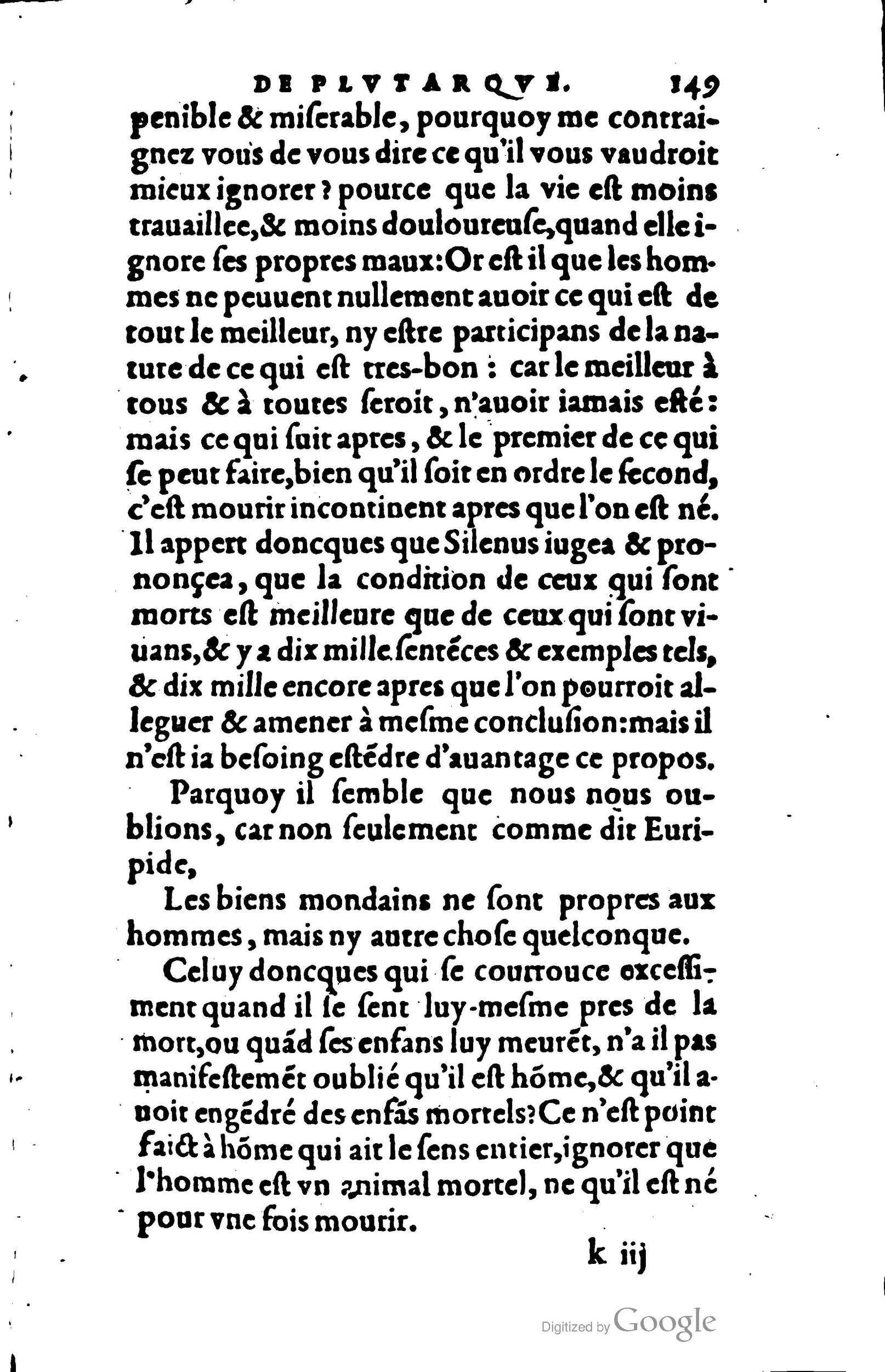 1578 - Jean Poupy - Trésor des morales de Plutarque - BSB Munich