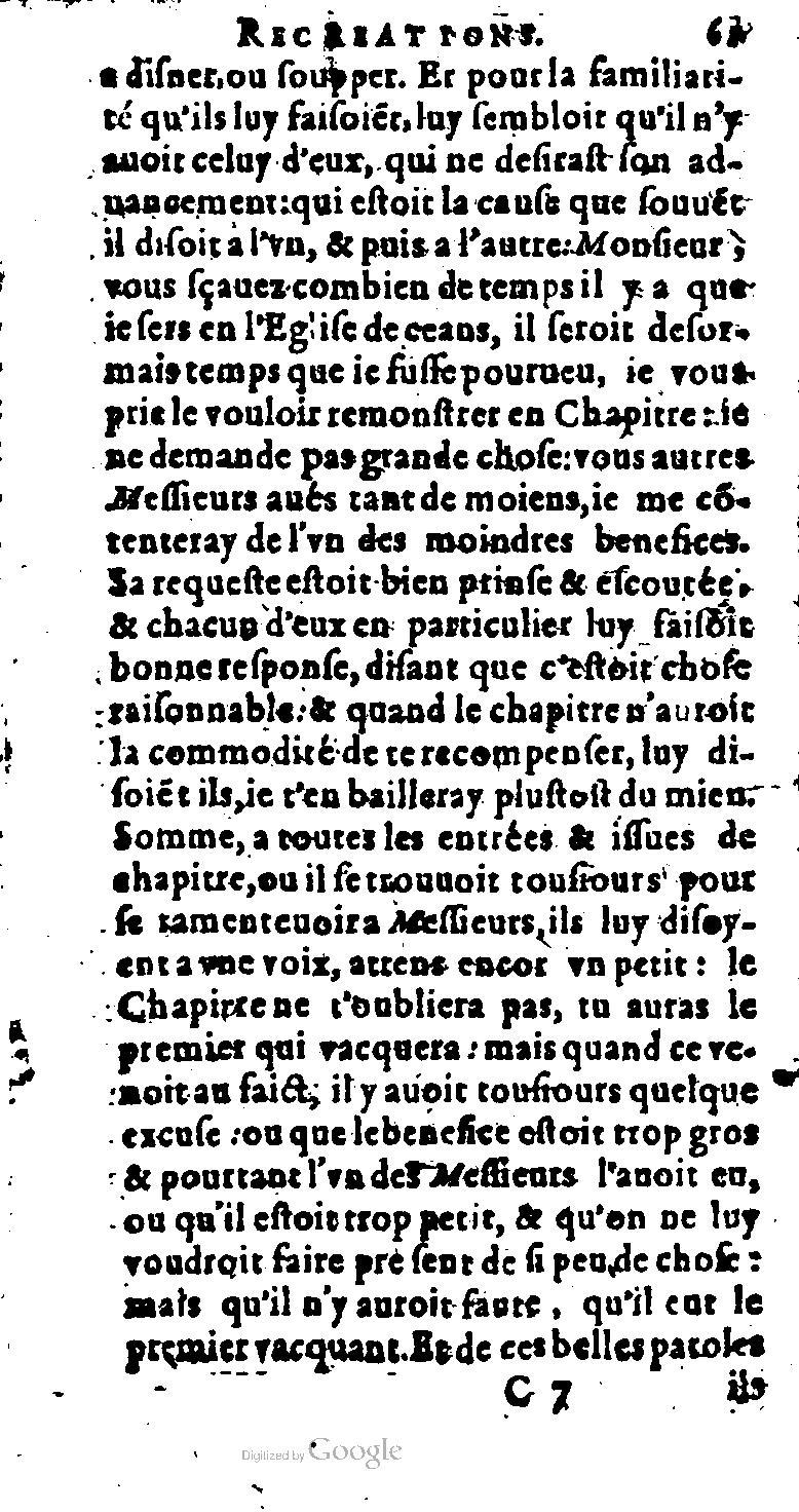 1616 - Balthazar Bellère - Trésor des récréations - NK ČR Prague