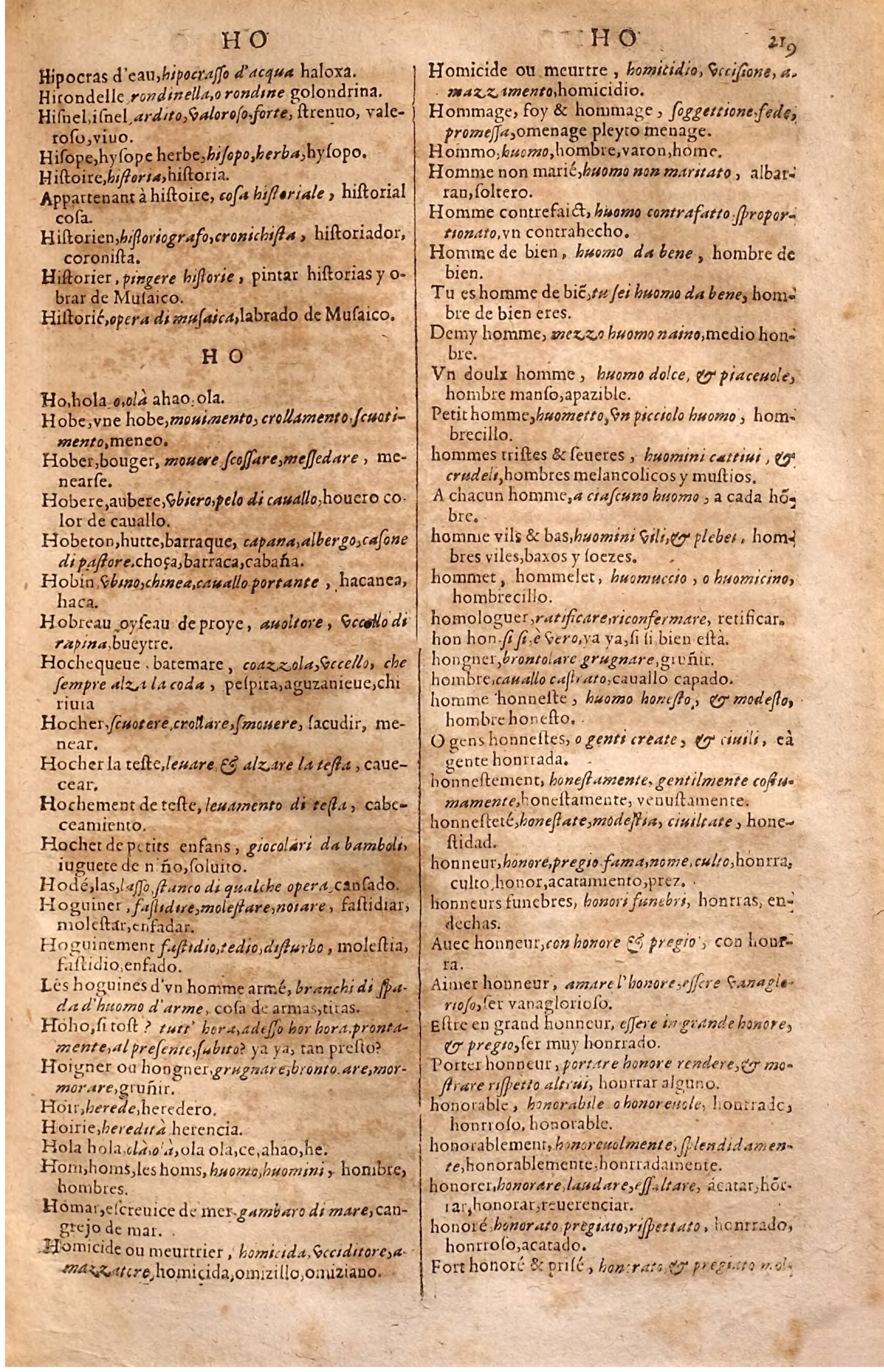 1627 - Jacques Crespin - Trésor des trois langues (Seconde partie) - Regensburg