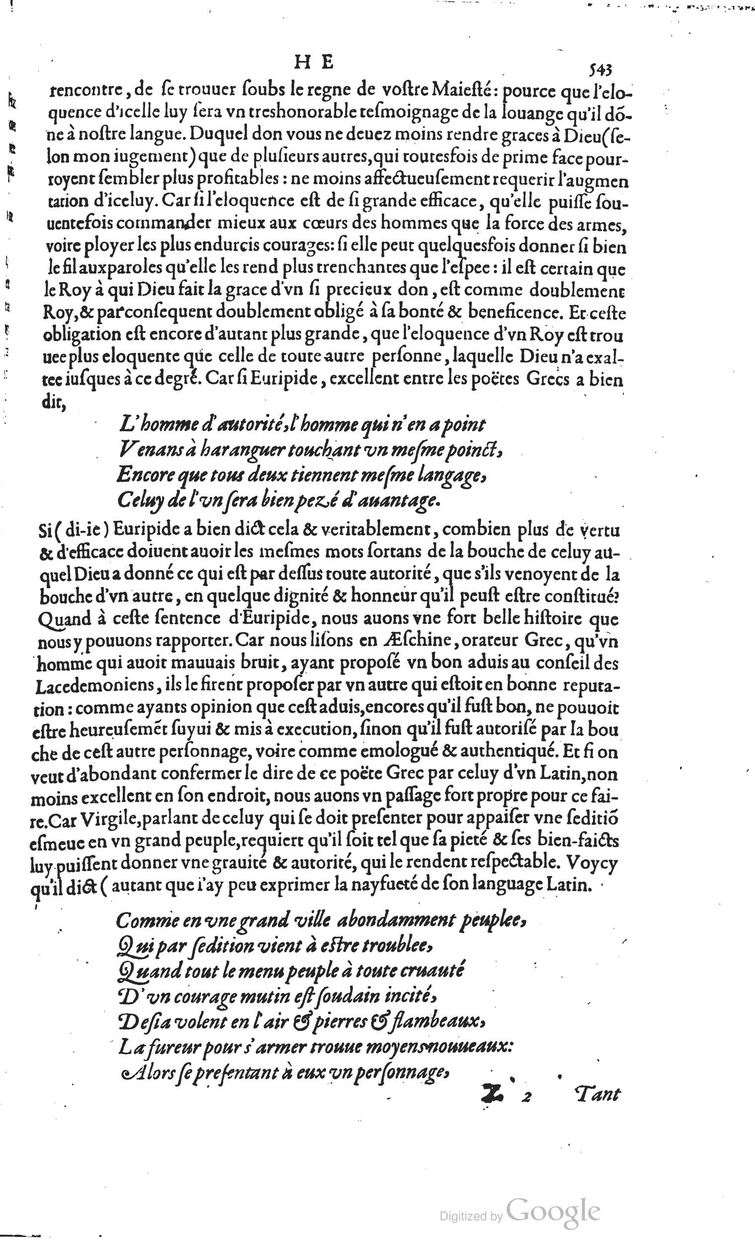 1585 - Barthélemy Honorat - Bibliothèques françaises - BSB Munich