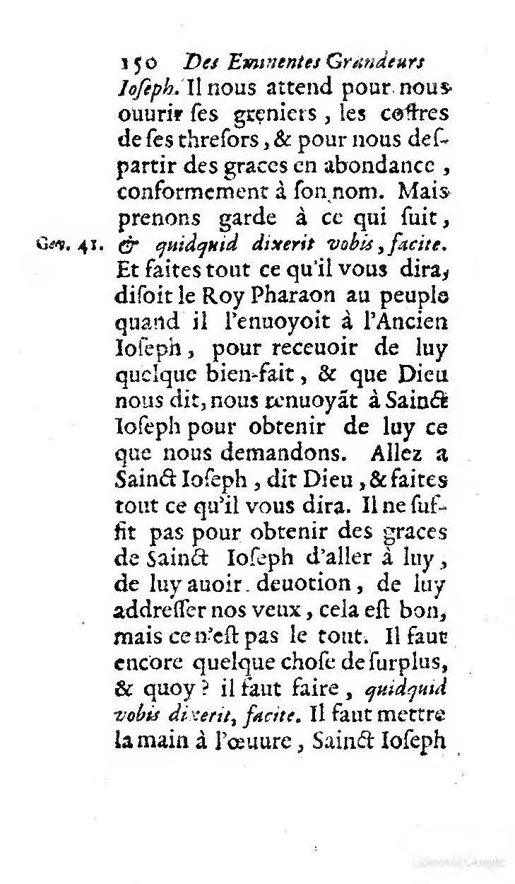 1646 - Jean Piot - Trésor inestimable de Saint-Joseph - BNC Rome