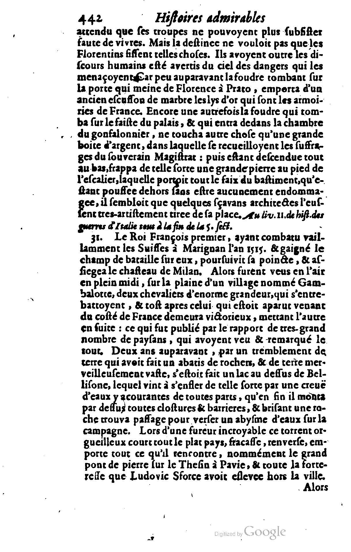 1628 - Jacques Crespin - Trésor d’histoires admirables et mémorables - BSB Munich