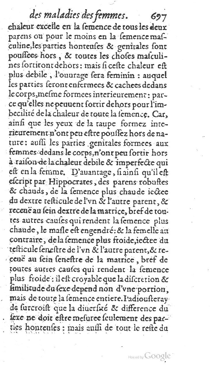 1585 - Jacques du Puis - Trésor des remèdes secrets pour les maladies des femmes - BnF