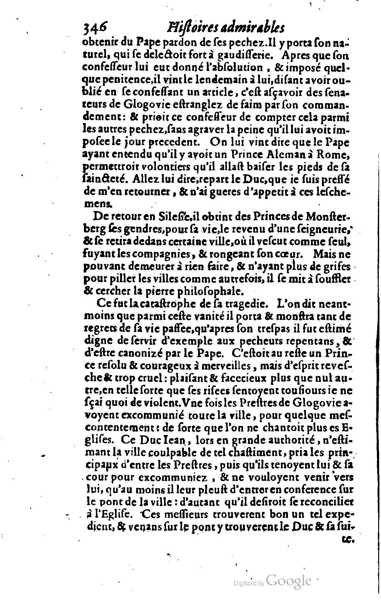 1628 - Jacques Crespin - Trésor d’histoires admirables et mémorables - BSB Munich