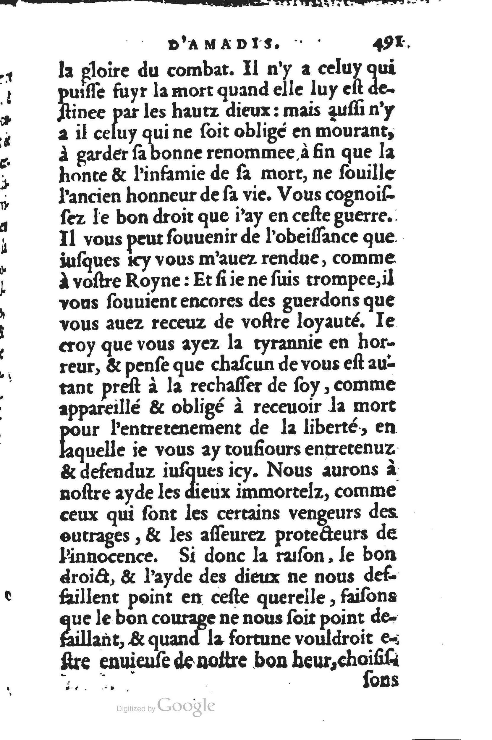 1560 - Jean d’Ogerolles et Gabriel Cotier Lyon - Trésor des Amadis - BSB Munich