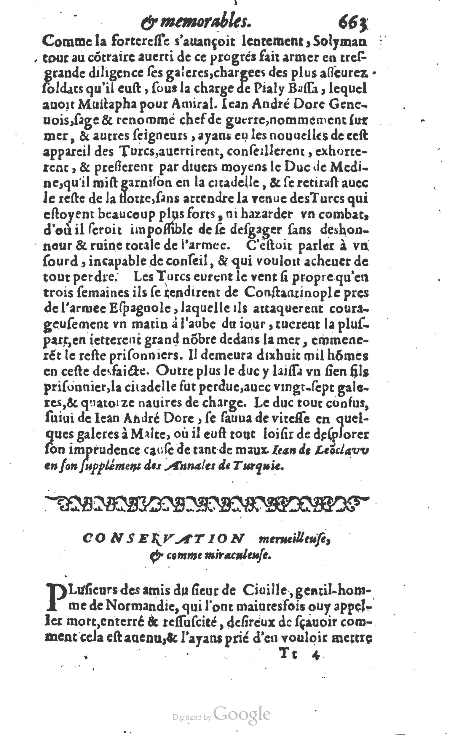 1610 - Paul Marceau - Trésor d’histoires admirables et mémorables - Princeton