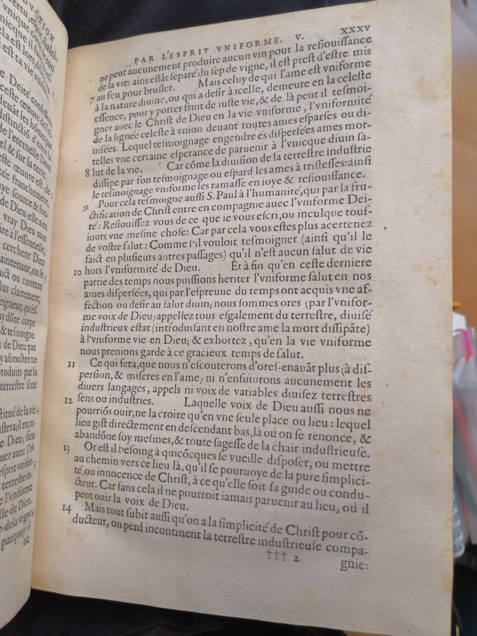 1581c. - Christophe Plantin - Le Livre des témoignages du Trésor caché au champ (Livres 2, 4, 6 et 7) - Anvers Musée Plantin Moretus