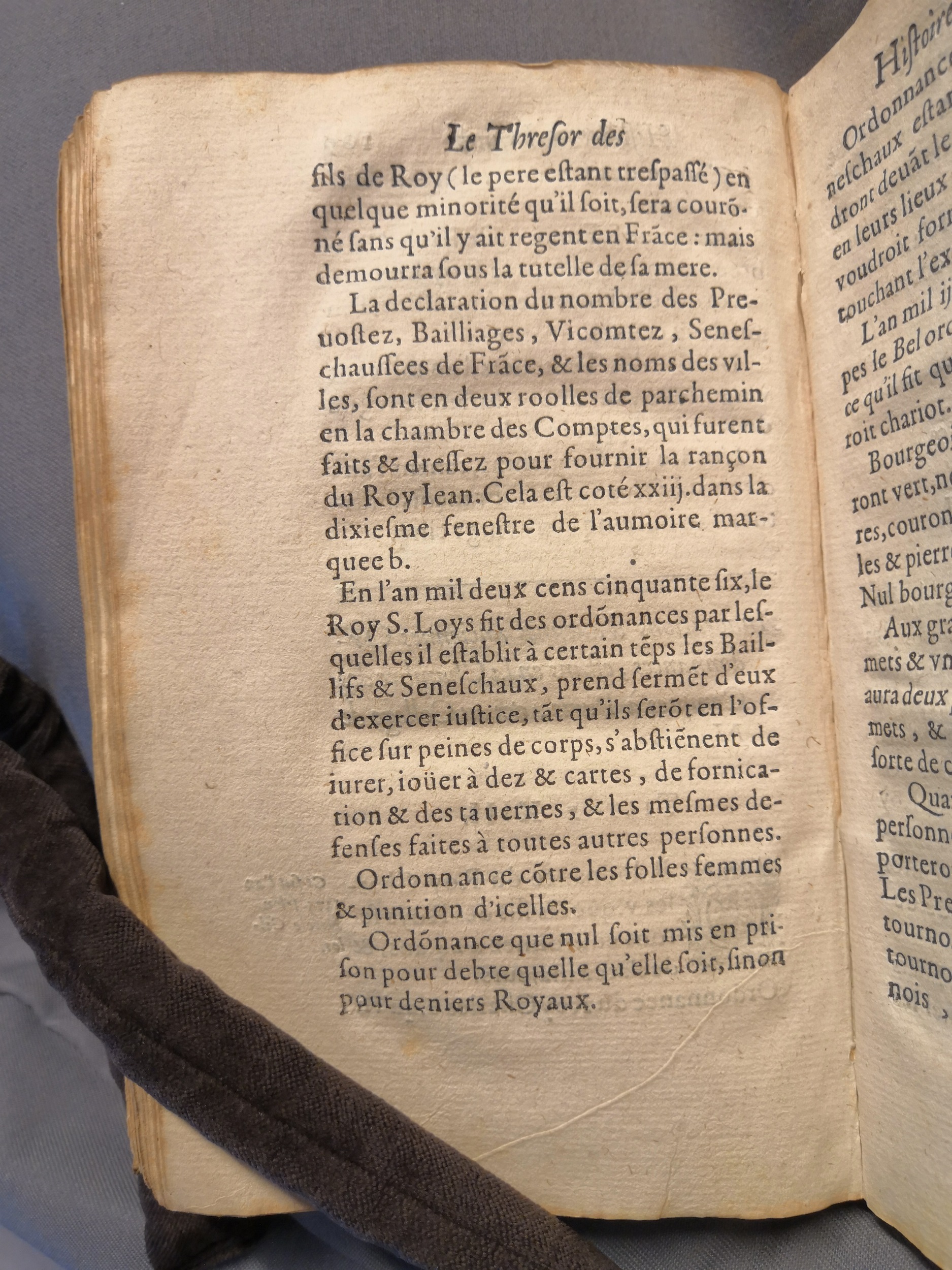 1614 - Jean Corrozet - Trésor des histoires de France - Amsterdam