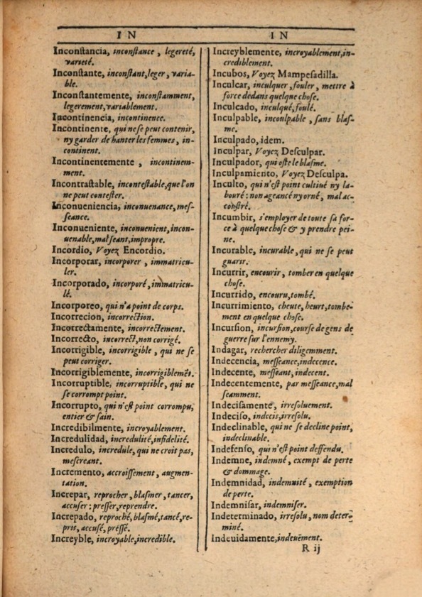 1607 - Marc Orry - Trésor des deux langues espagnole et française (Première et Seconde parties) - ÖNB Wien