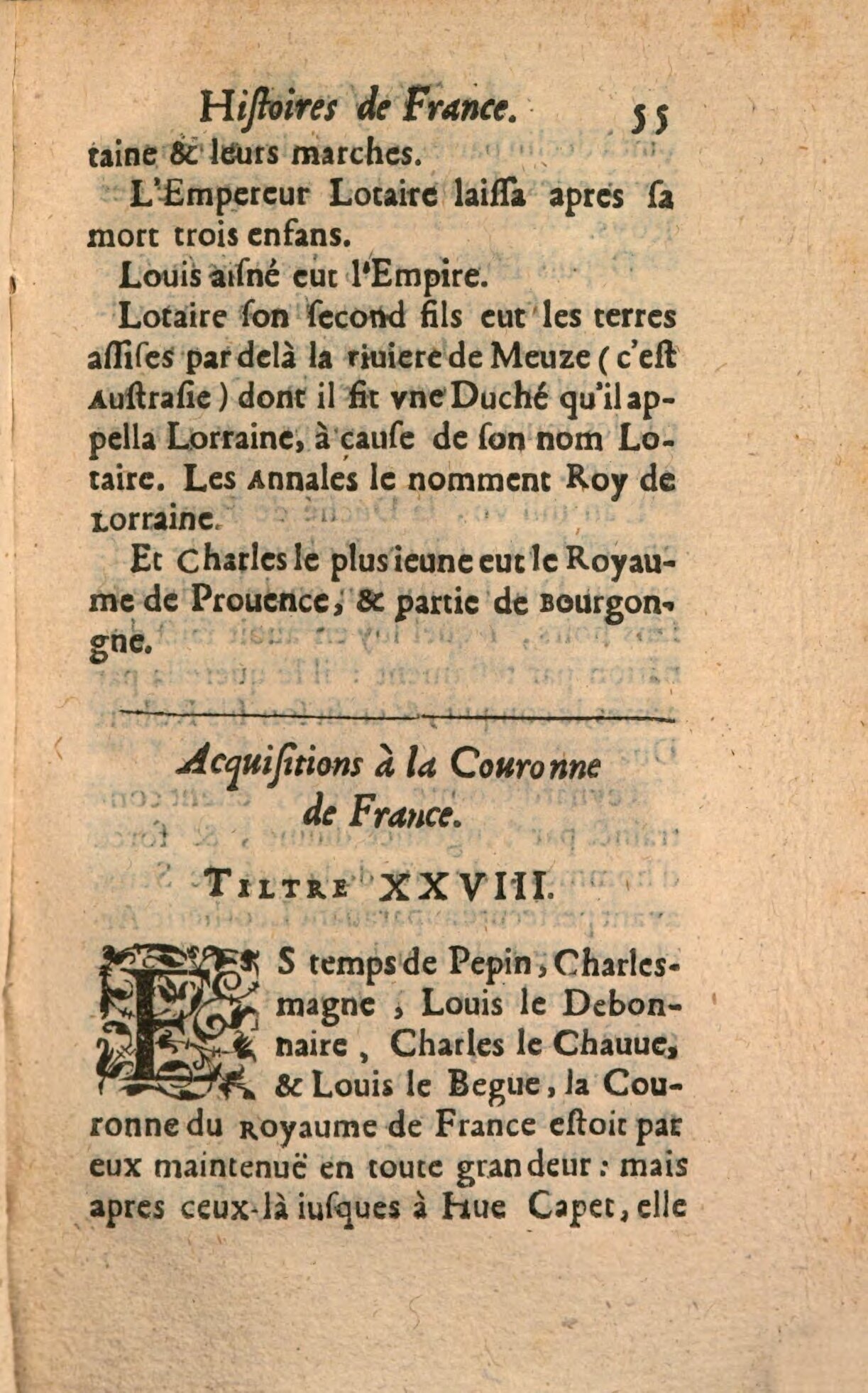 1639 - Jean Corrozet - Trésor des histoires de France - BSB Munich