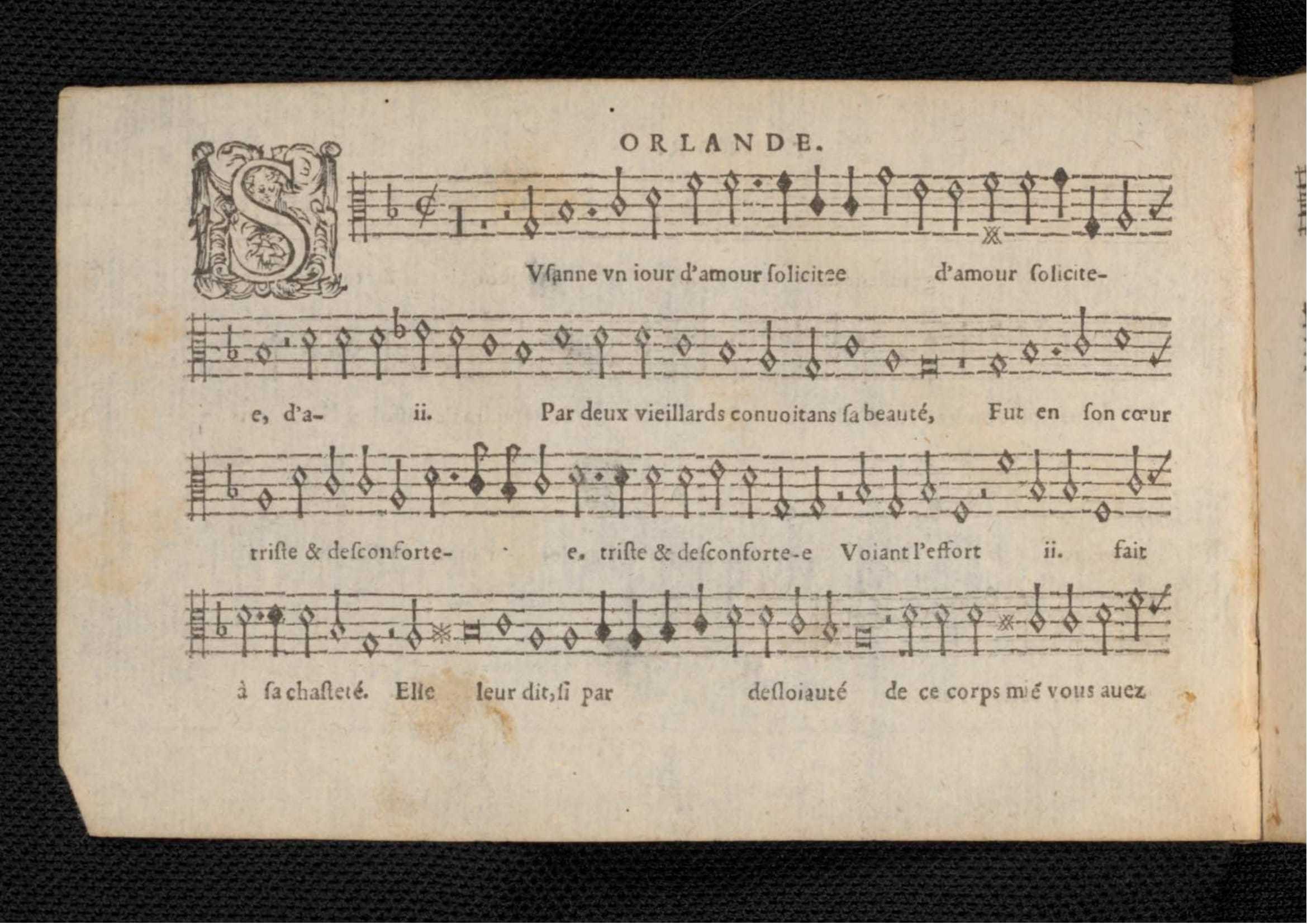 1576 - [Pierre de Saint-André] - Trésor de musique d’Orlande de Lassus Tenor - KBR Bruxelles