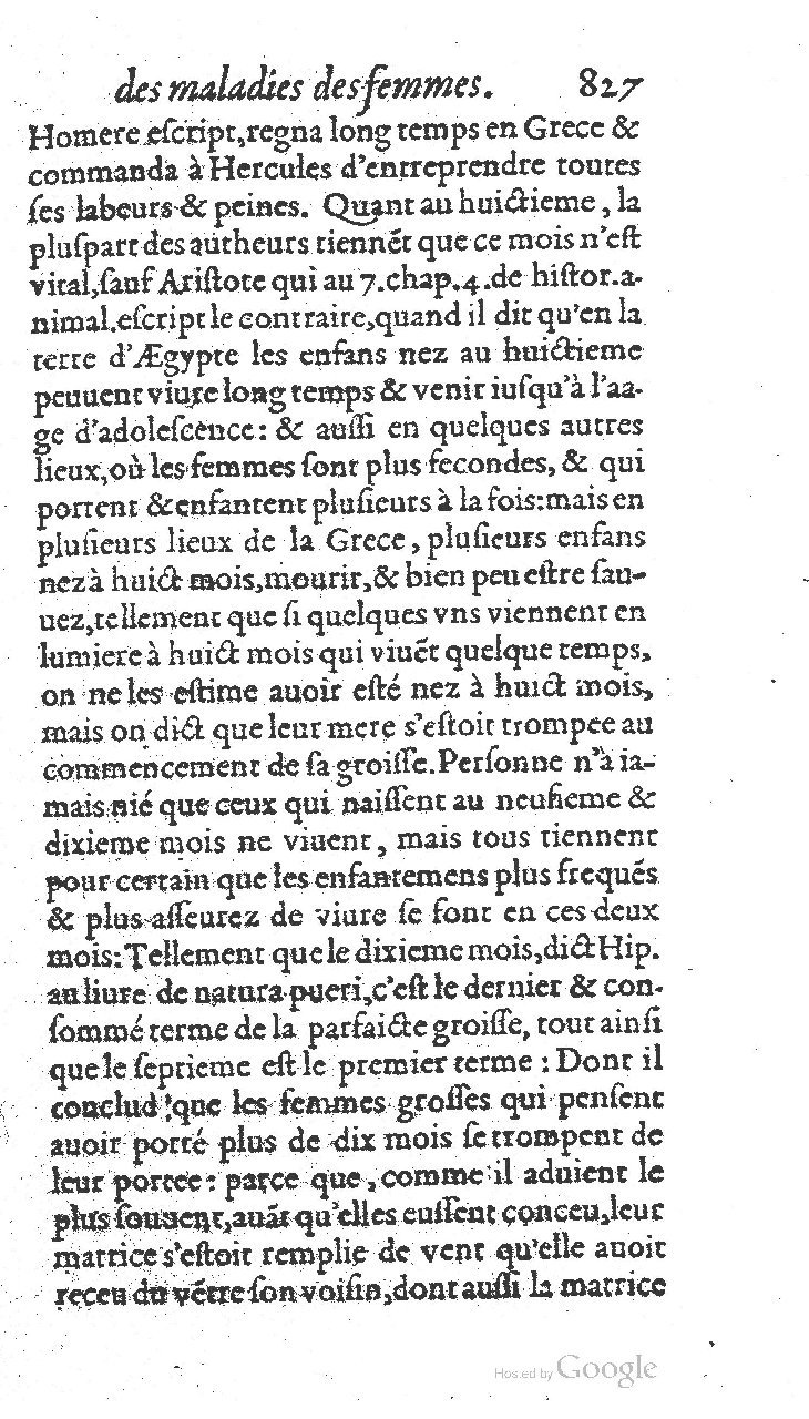 1585 - Jacques du Puis - Trésor des remèdes secrets pour les maladies des femmes - BnF