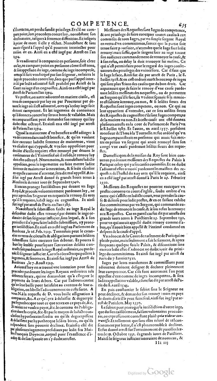 1629 - Veuve Nicolas Buon - Trésor du droit français (21754 T. 1) - BM Lyon