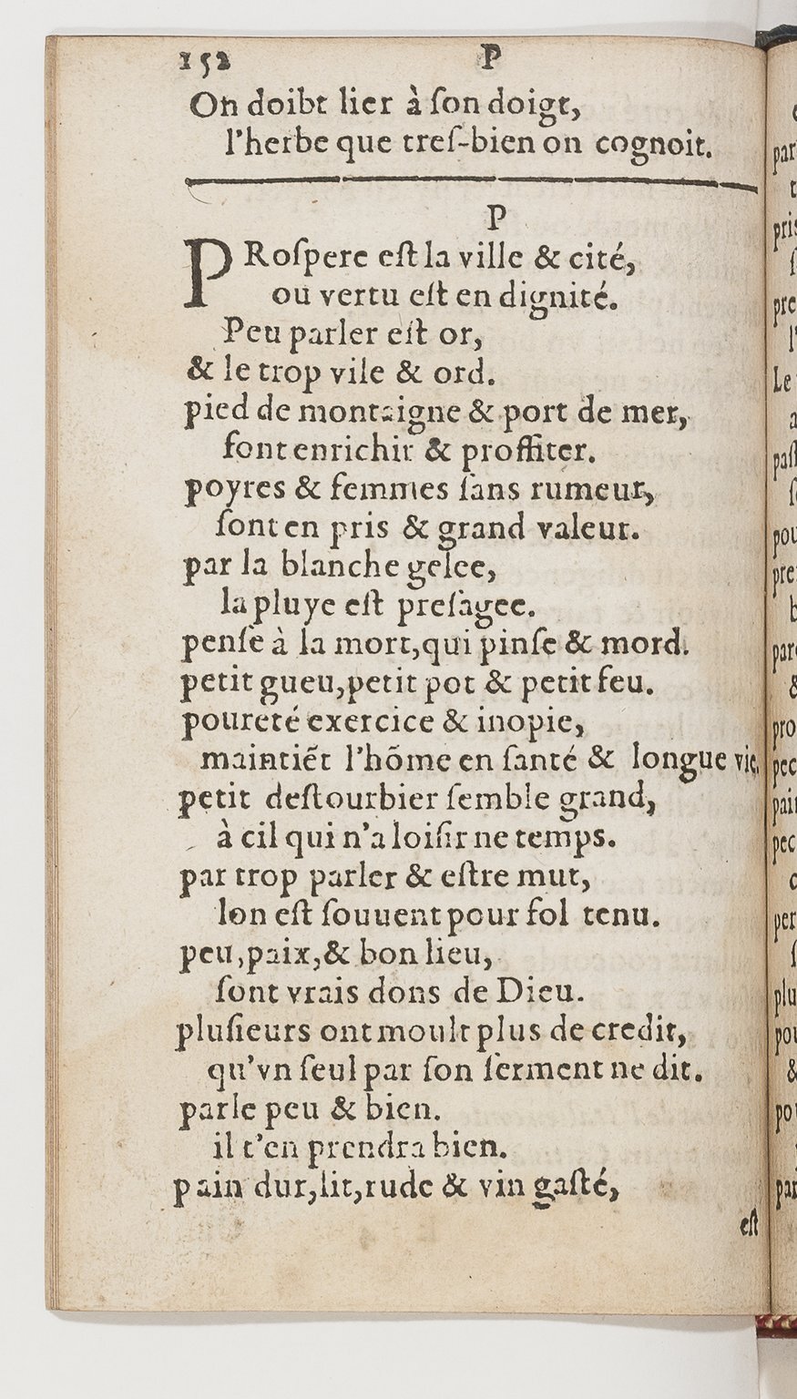 1577 - Jean d’Ogerolles - Trésor de sentences dorées - BnF Arsenal