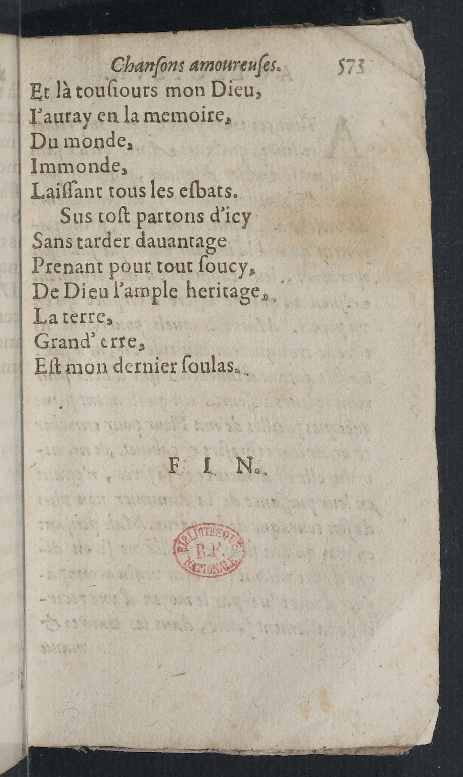 1607 - Pierre Brossart - Trésor des trésors - BnF