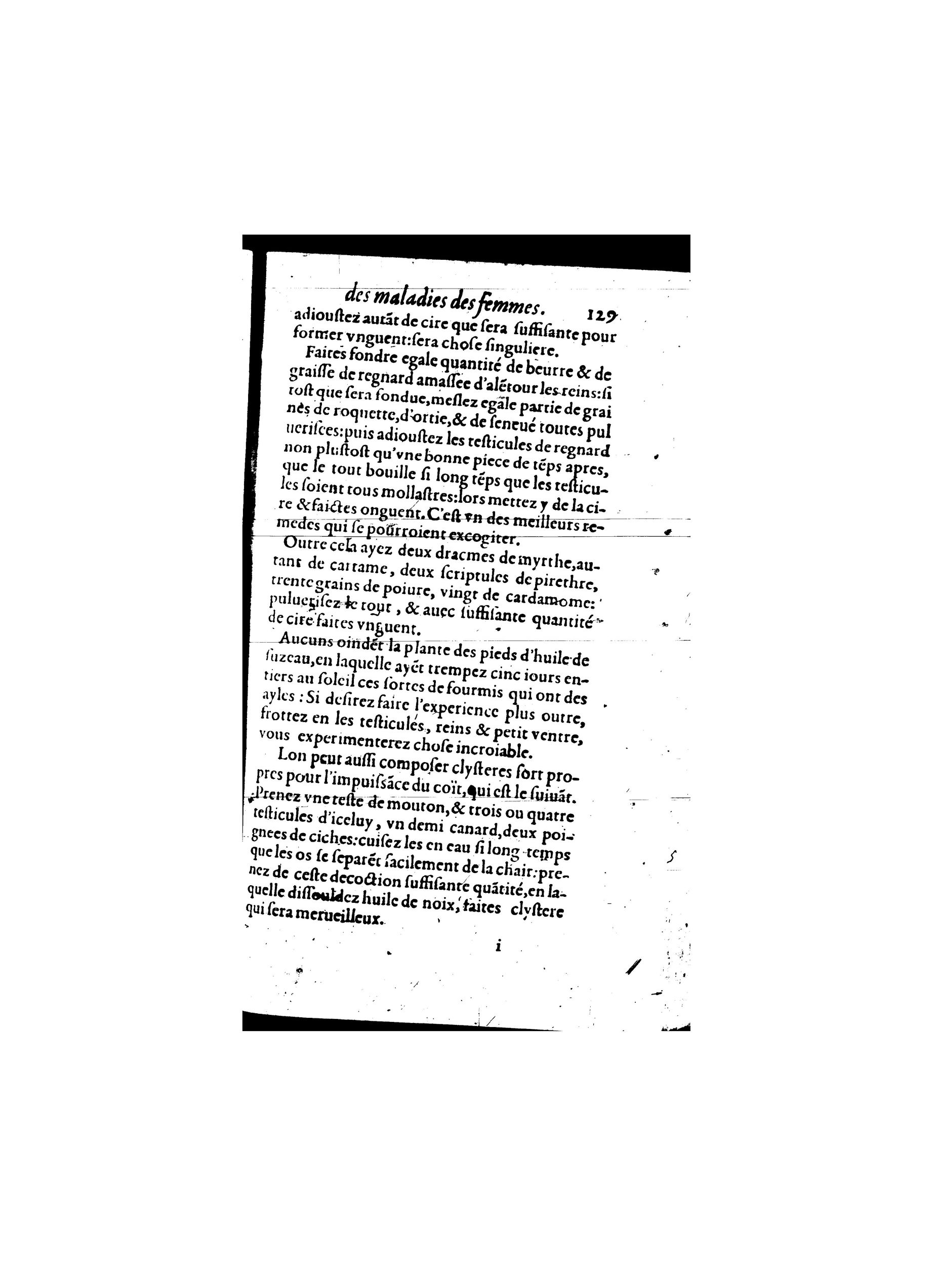 1587 - Jacques du Puis - Trésor des remèdes secrets pour les maladies des femmes - BnF