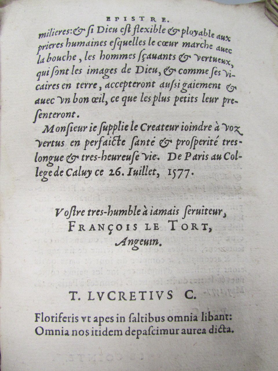 1578 - Jean Poupy - Trésor des morales de Plutarque - Vitré