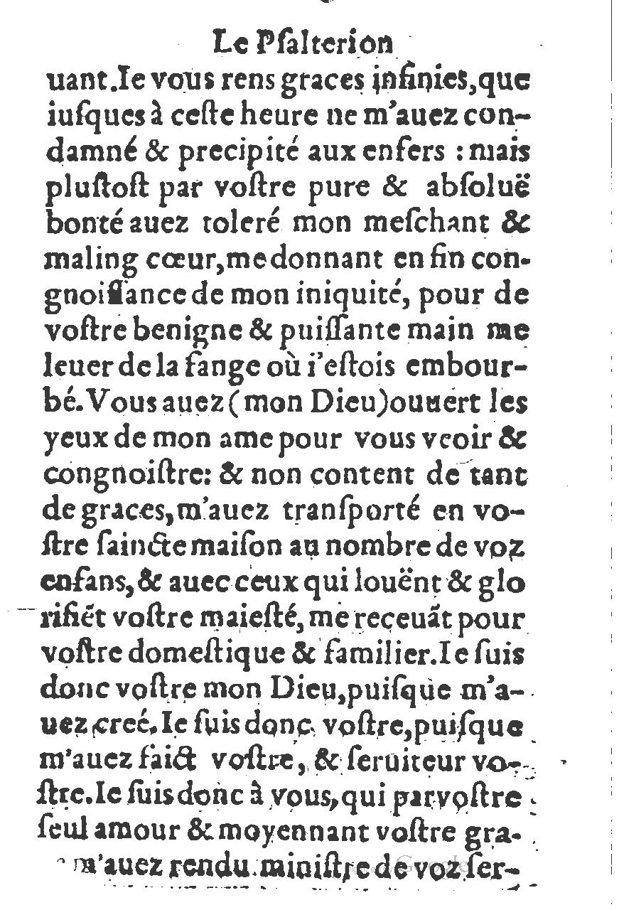 1578 - Guillaume Chaudière - Trésor de dévotion traitant de plusieurs belles vertus - BM Lyon