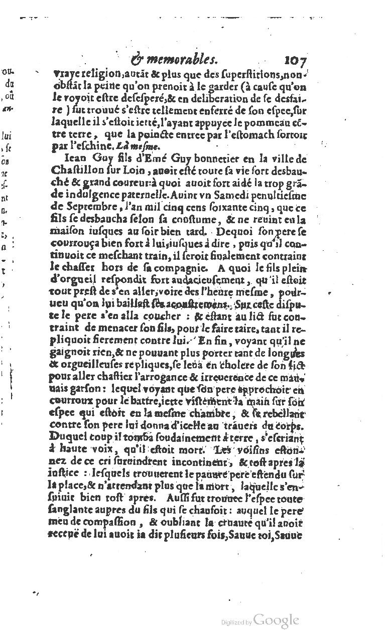 1610 - Paul Marceau - Trésor d’histoires admirables et mémorables - BSB Munich