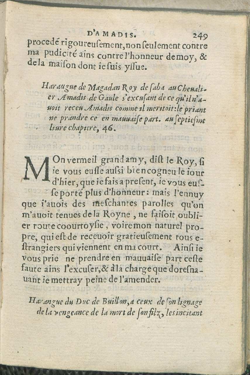 1559 - Pierre Regnard - Trésor des Amadis - Det KLG Copenhague