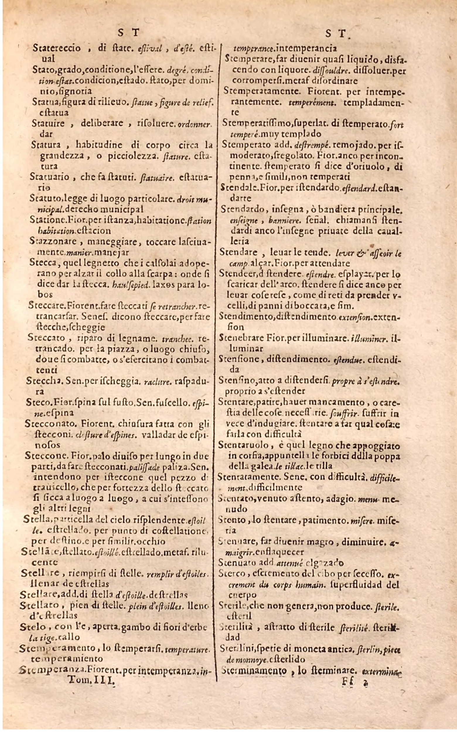 1627 - Jacques Crespin - Trésor des trois langues (Troisième partie) - Regensburg