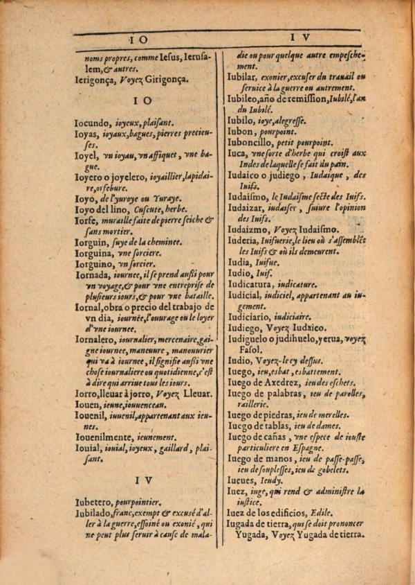 1607 - Marc Orry - Trésor des deux langues espagnole et française (Première et Seconde parties) - ÖNB Wien 1607 - Marc Orry - Trésor des deux langues espagnole et française (Première et Seconde parties) - ÖNB Wien