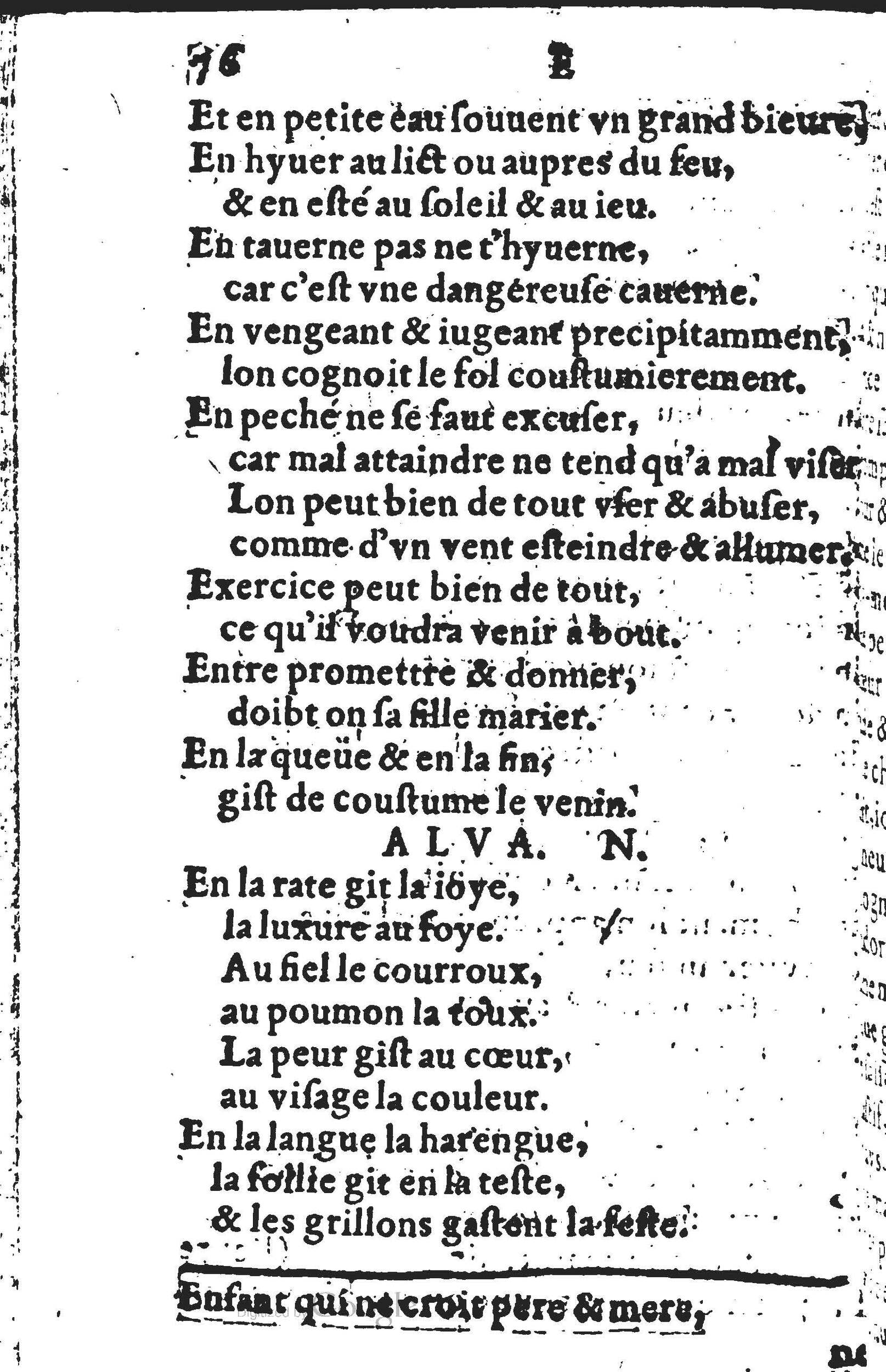 1578 - Nicolas Lescuyer - Trésor des sentences dorées - UGent